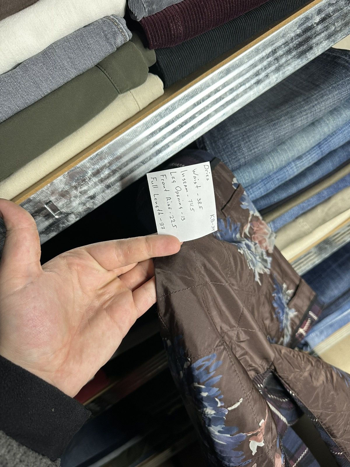 Dries Van Noten Dries Van Noten Quilted Floral Plaid Pants Size 36 Size 26" / US 2 / IT 38 - 9 Thumbnail