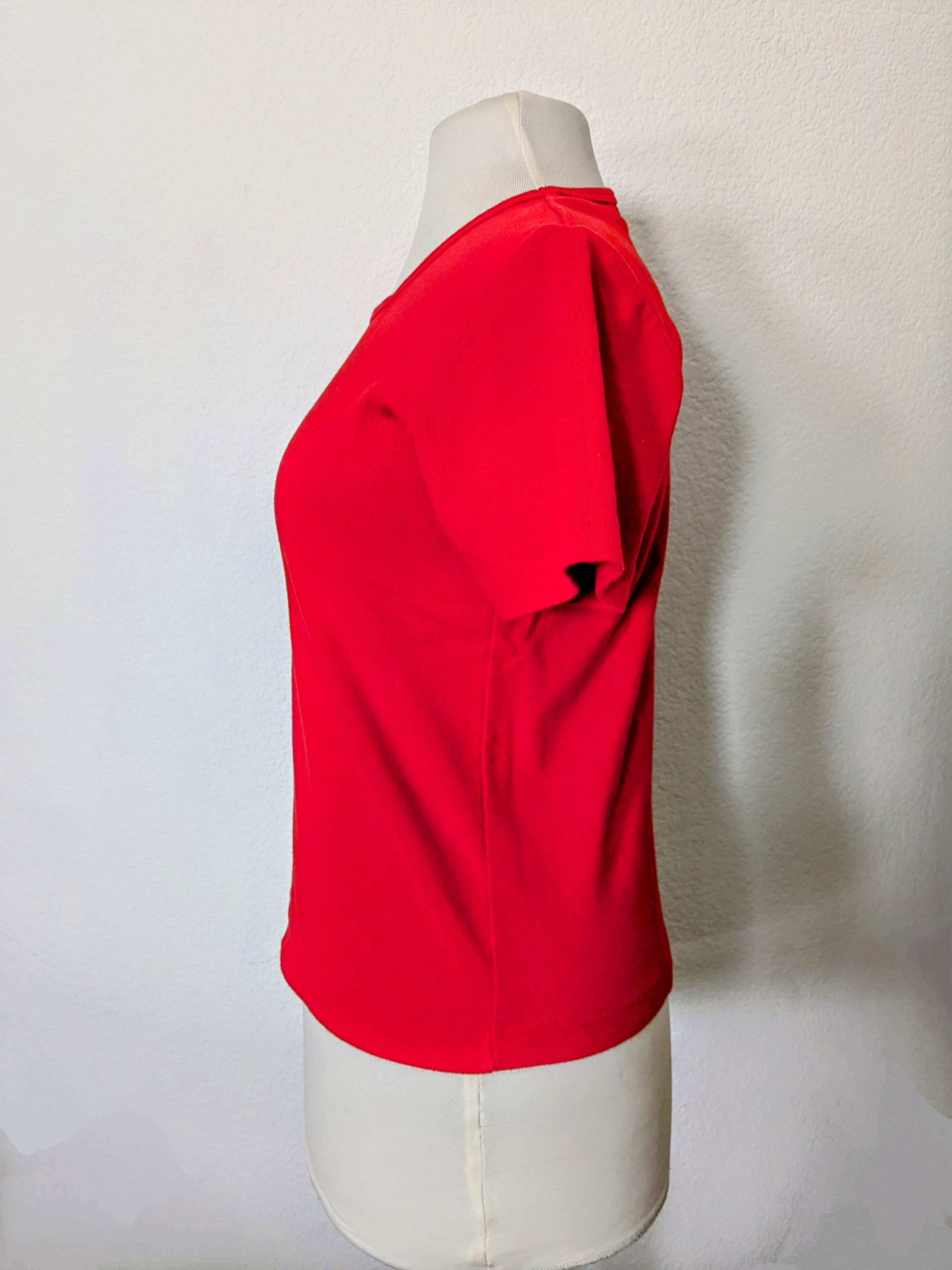 Designer Charter Club Top Womens Pullover Shirt Blouse Pima Red Size S / US 4 / IT 40 - 3 Thumbnail