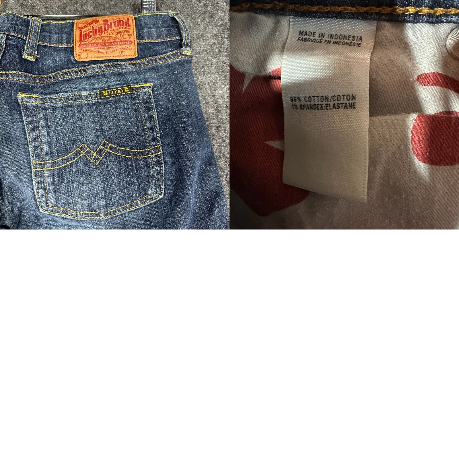 Lucky Brand Lucky Brand Jeans Cropped Womens 4 Medium Wash Cotton Blend Stretch 5-Pocket Denim Pocket Logo Size 27" / US 4 / IT 40 - 8 Thumbnail