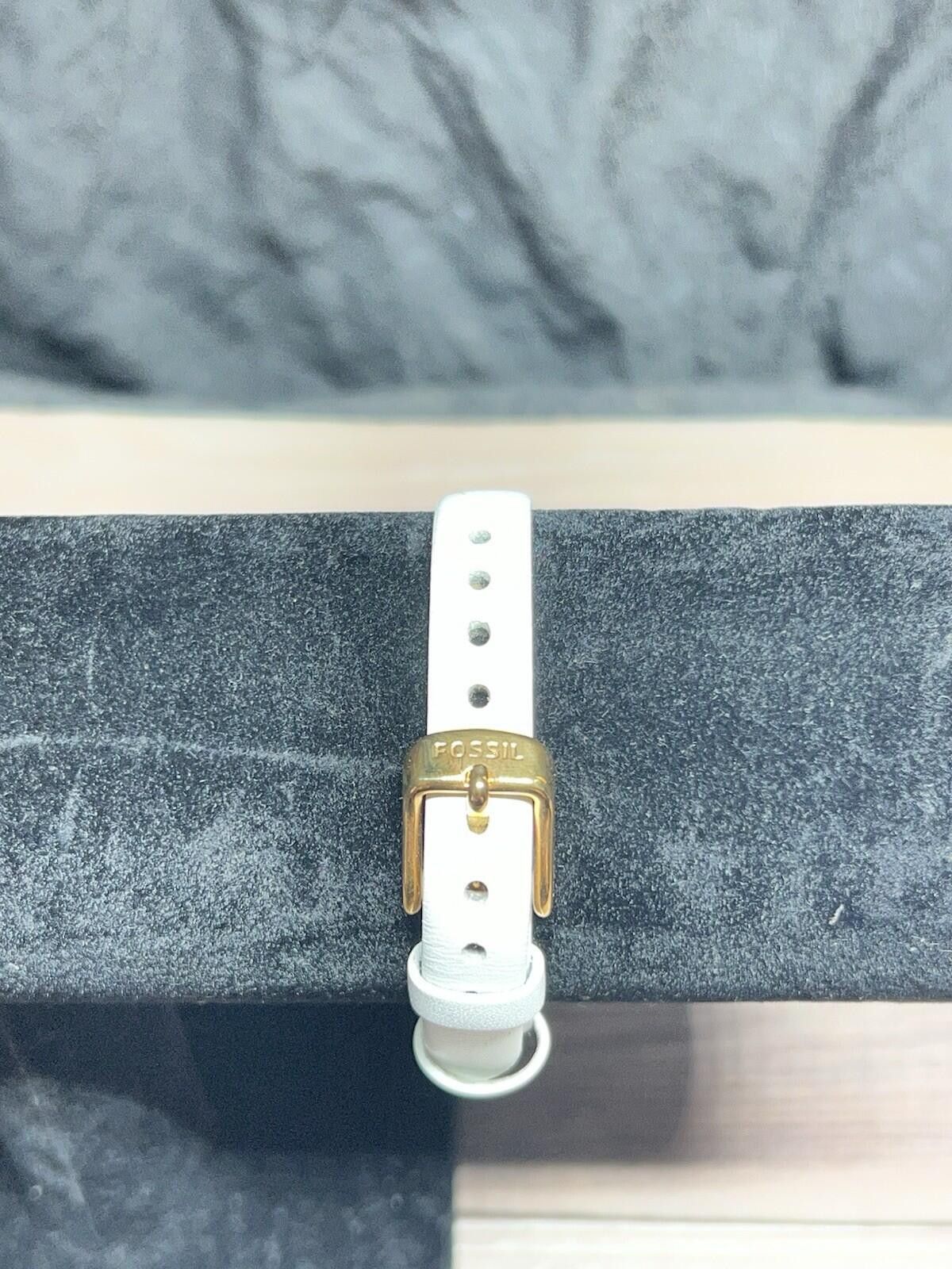 Fossil FOSSIL Women's BQ3495 Rose Gold, White Genuine Leather Watch Size ONE SIZE - 2 Thumbnail