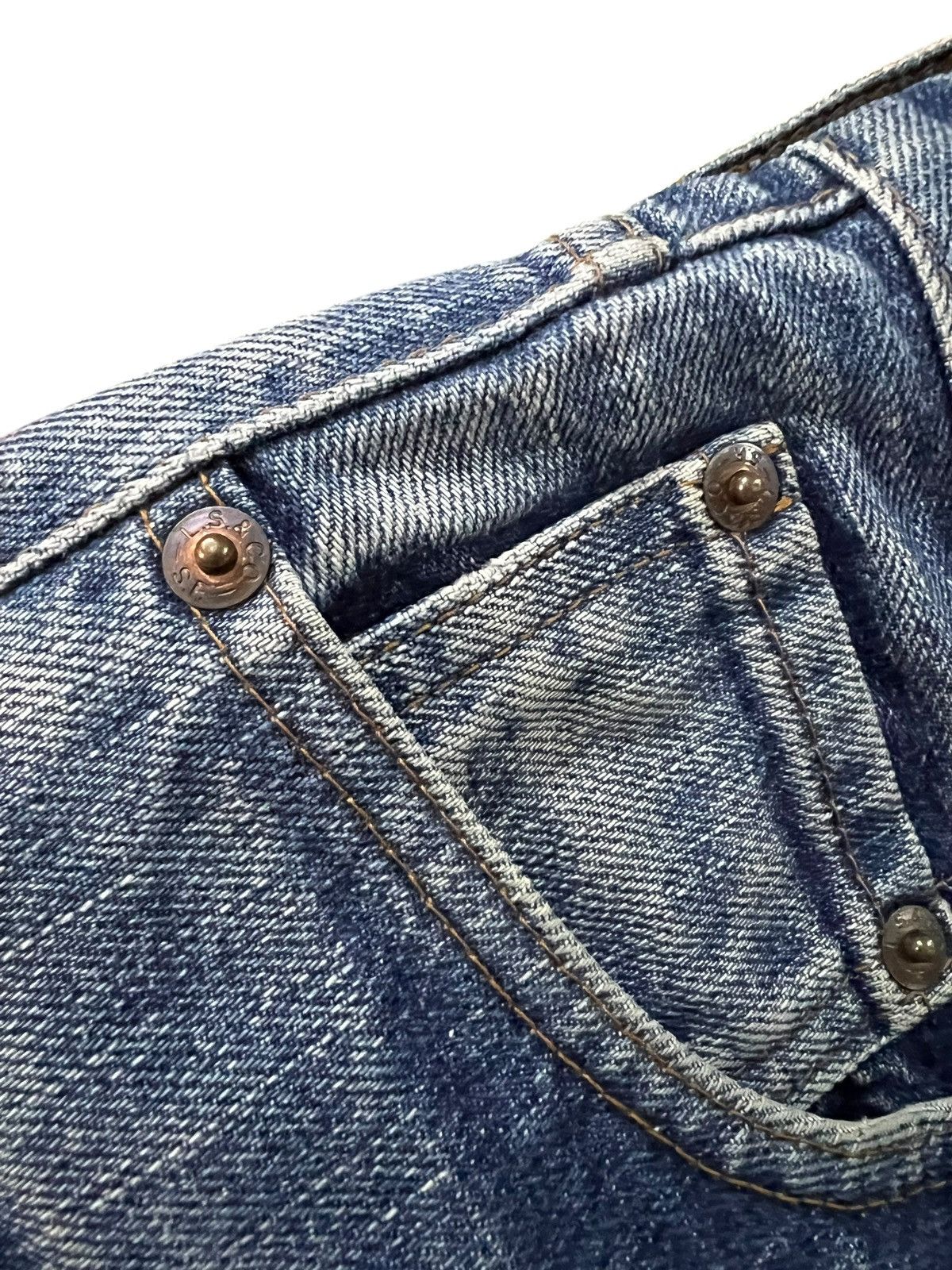 Levi's Vintage Levi’s 502xx Selvedge Faded Jean Size US 28 / EU 44 - 9 Thumbnail