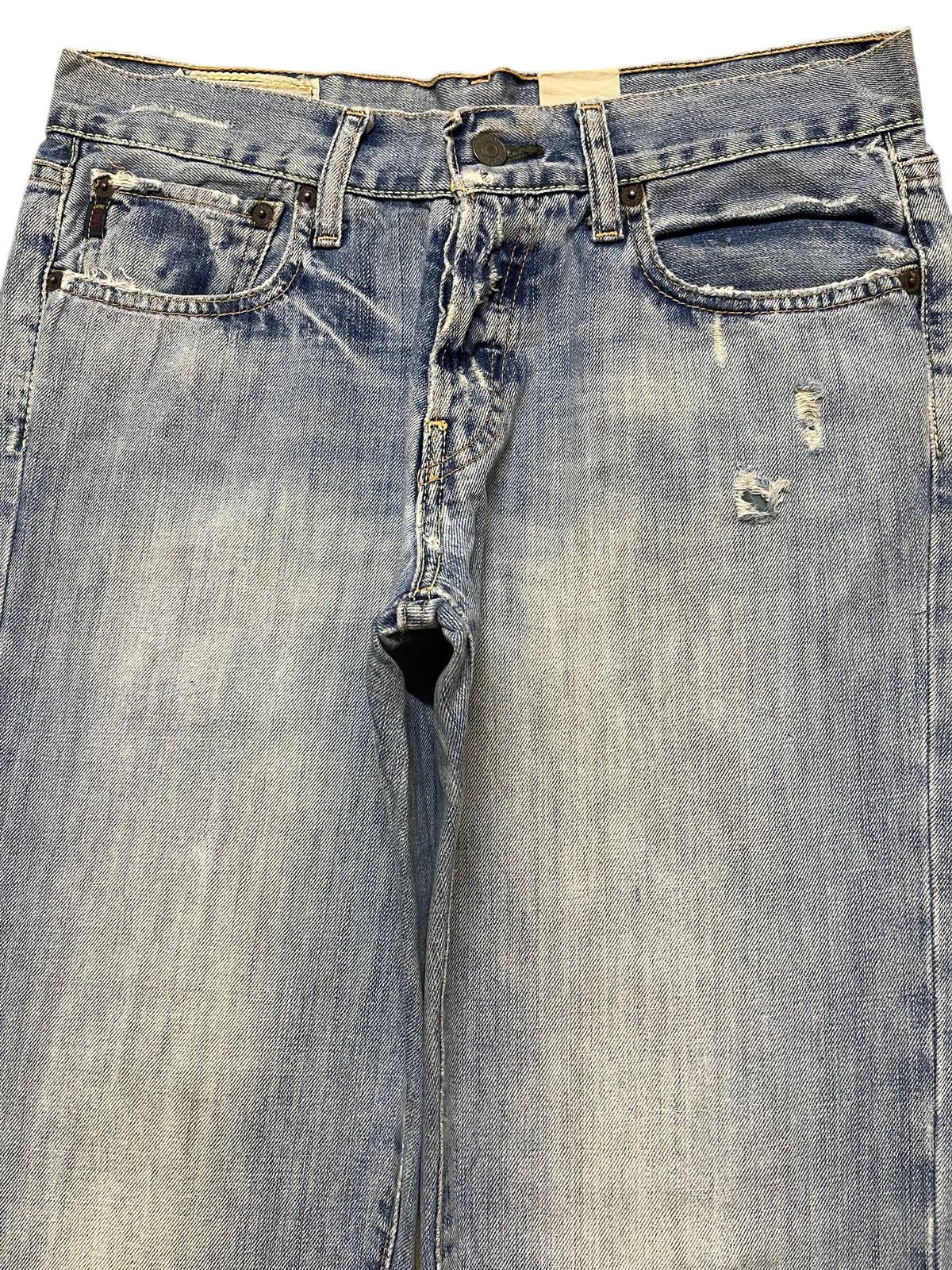 Abercrombie & Fitch Vintage Abercrombie & Fitch Blue Faded Wash Baggy Wide Leg Size US 32 / EU 48 - 3 Thumbnail
