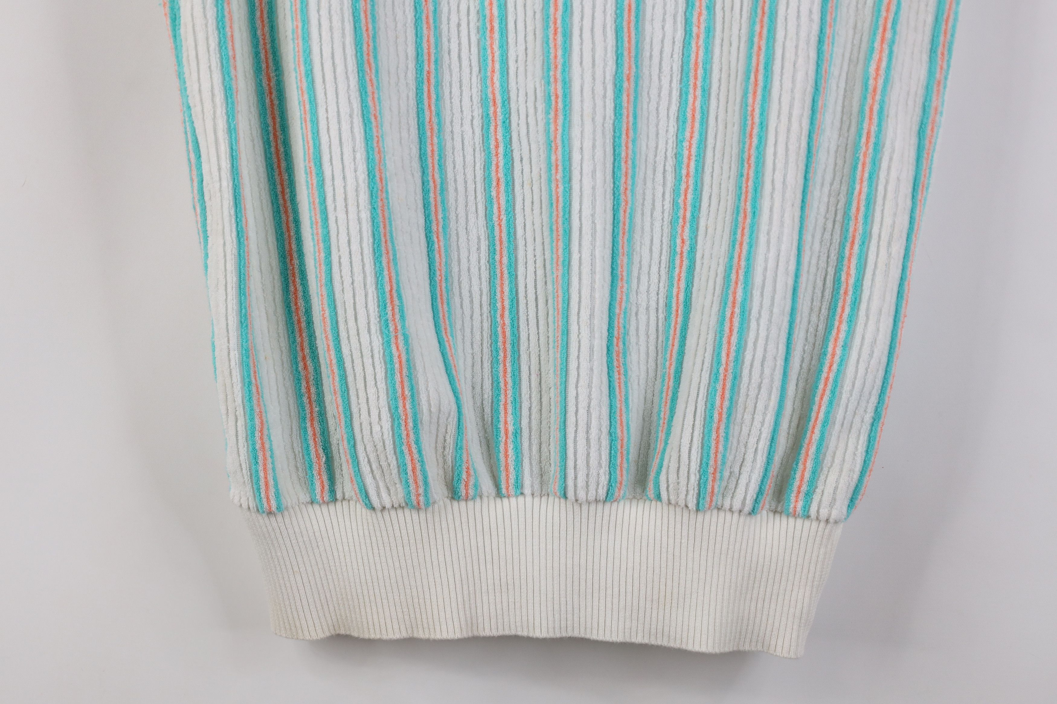 Vintage Vintage 70s Streetwear Striped Terry Cloth Sweater Vest USA Size L / US 10 / IT 46 - 13 Thumbnail