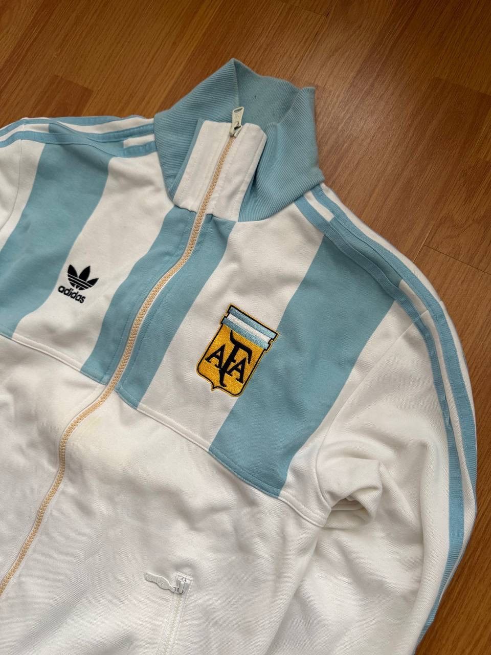 Adidas Vintage Adidas Argentina 1978 World Cup Track Jacket Rare Size US M / EU 48-50 / 2 - 2 Thumbnail