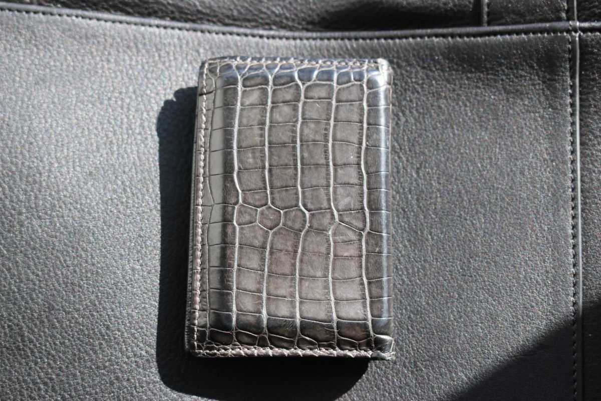 Hermes Hermes MC2 Euclid Cardholder Wallet in Alligator Leather Size ONE SIZE - 4 Thumbnail