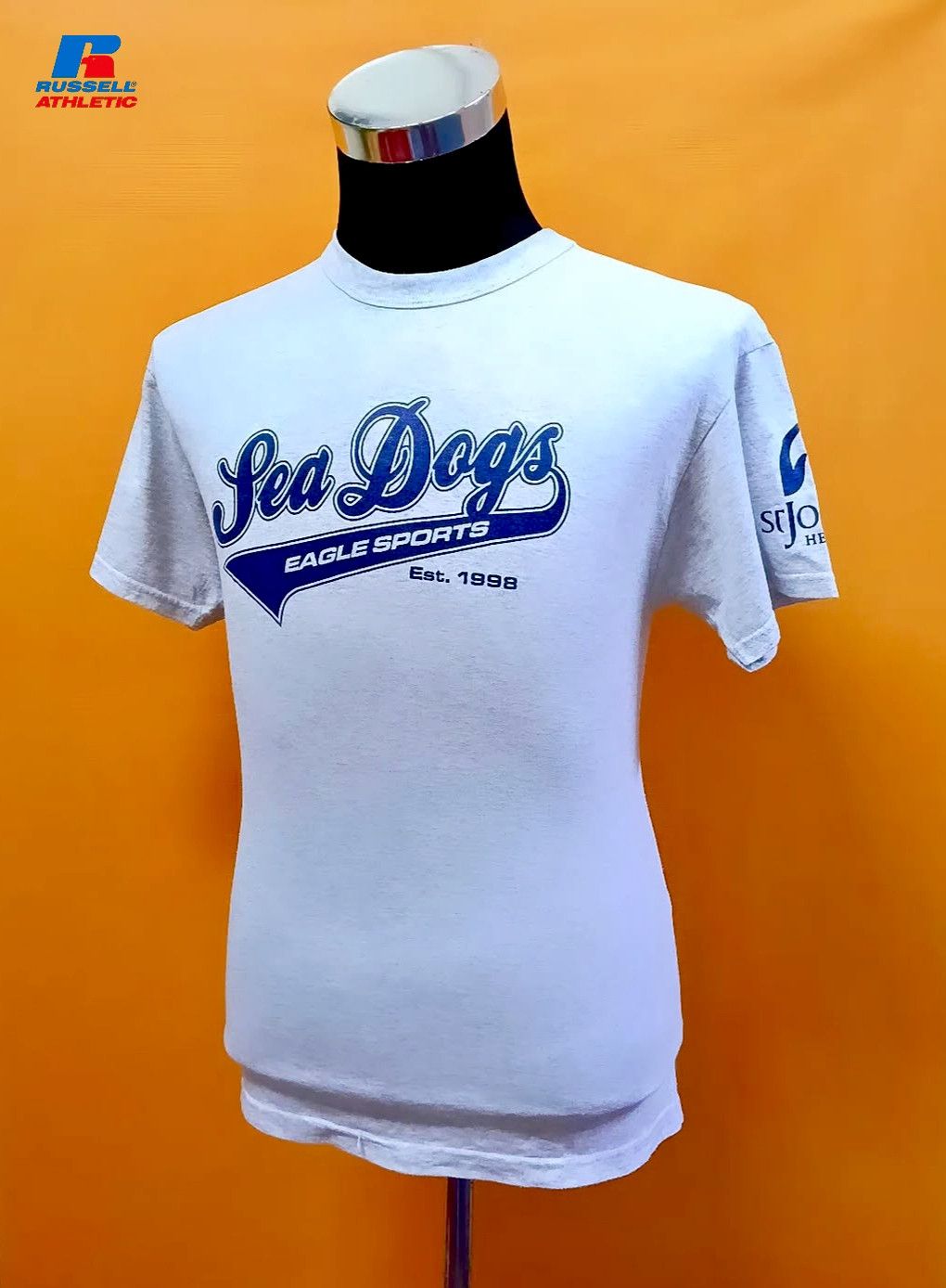 Russell Athletic Vintage Russell Athletic ( M ) Portland Sea Dogs Tee Shirt Size US M / EU 48-50 / 2 - 2 Thumbnail