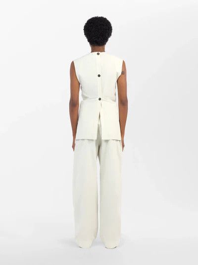 Studio Nicholson o1mle0525 Garda Tank Tops in White Size S / US 4 / IT 40 - 5 Thumbnail