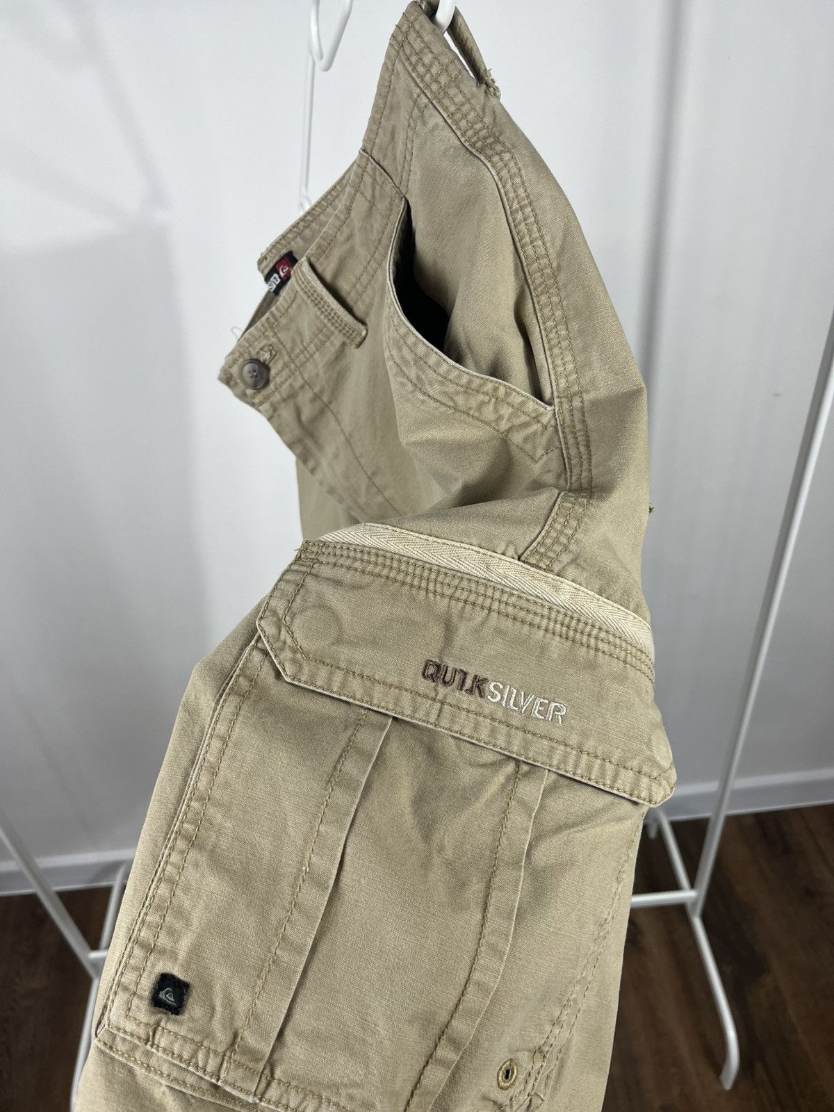 Quiksilver Quiksilver Beige Cargo Shorts Utility Style Size 34 Size US 34 / EU 50 - 11 Thumbnail