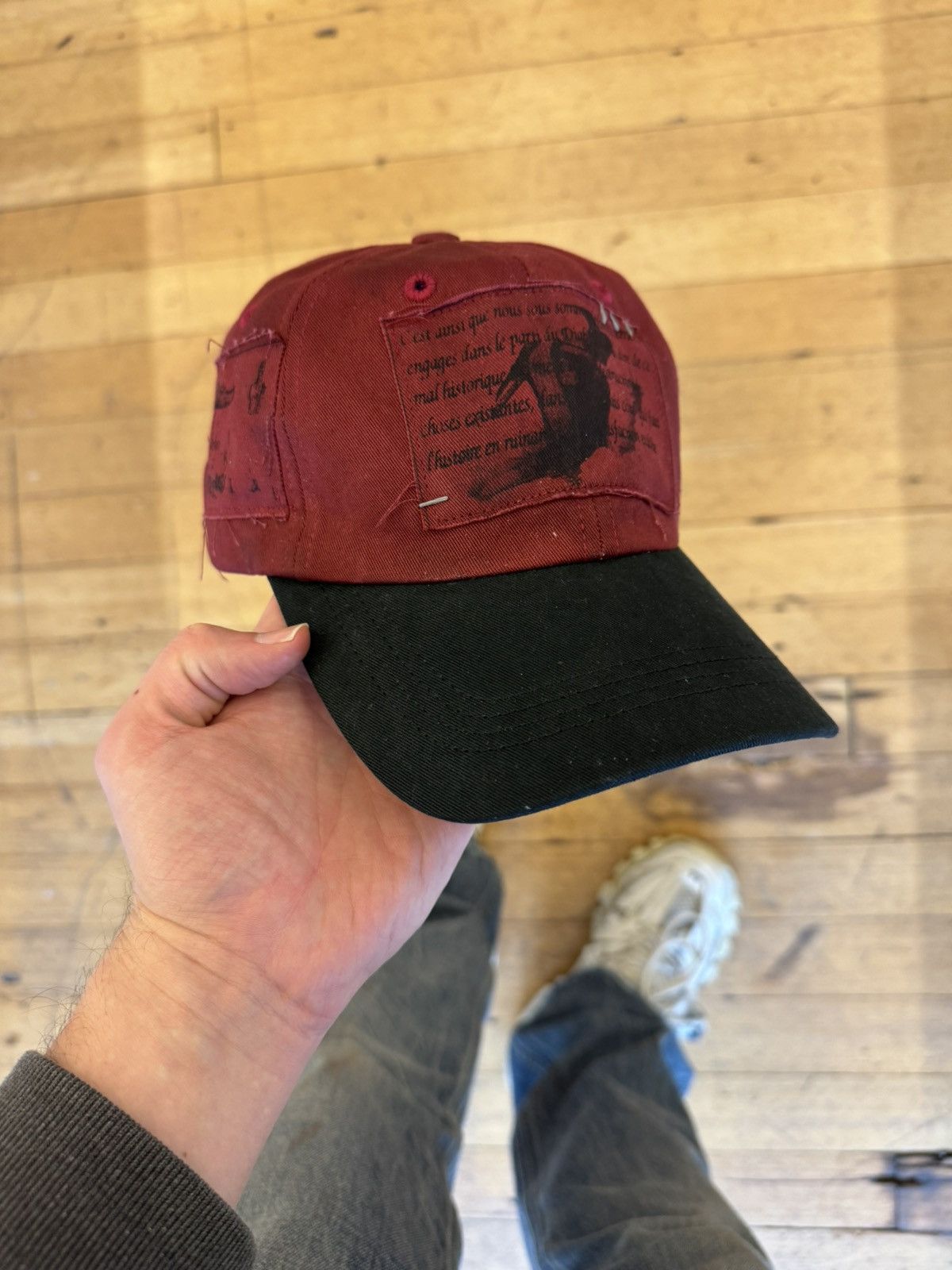 Enfants Riches Deprimes Enfants Riches Deprimes Red & Black Napoleon Hat Size ONE SIZE - 4 Thumbnail