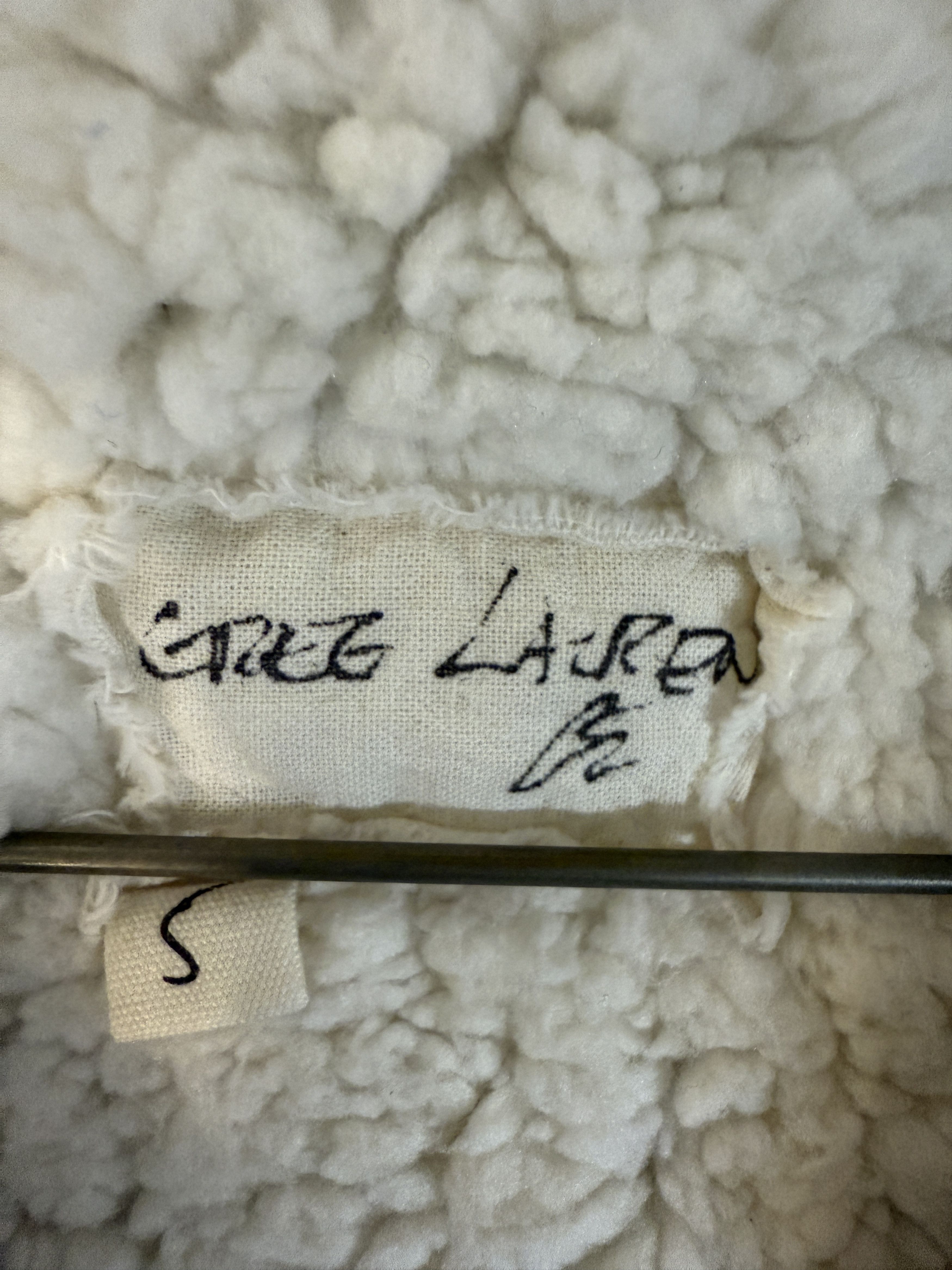 Greg Lauren $1300 Greg Lauren Chambray Sherpa Lined Jacket Size US XXL / EU 58 / 5 - 8 Thumbnail