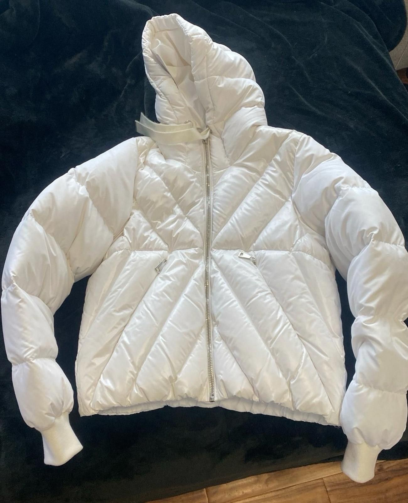 Khrisjoy Khrisjoy Crop Puff Jacket | White Sz 2 Size XS / US 0-2 / IT 36-38 - 9 Thumbnail
