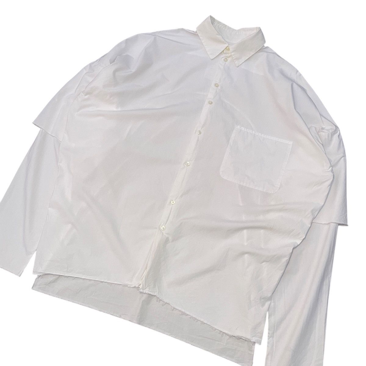 Camiel Fortgens Camiel Fortgens Oversized Layered Double Sleeve Shirt Size US S / EU 44-46 / 1 - 3 Thumbnail