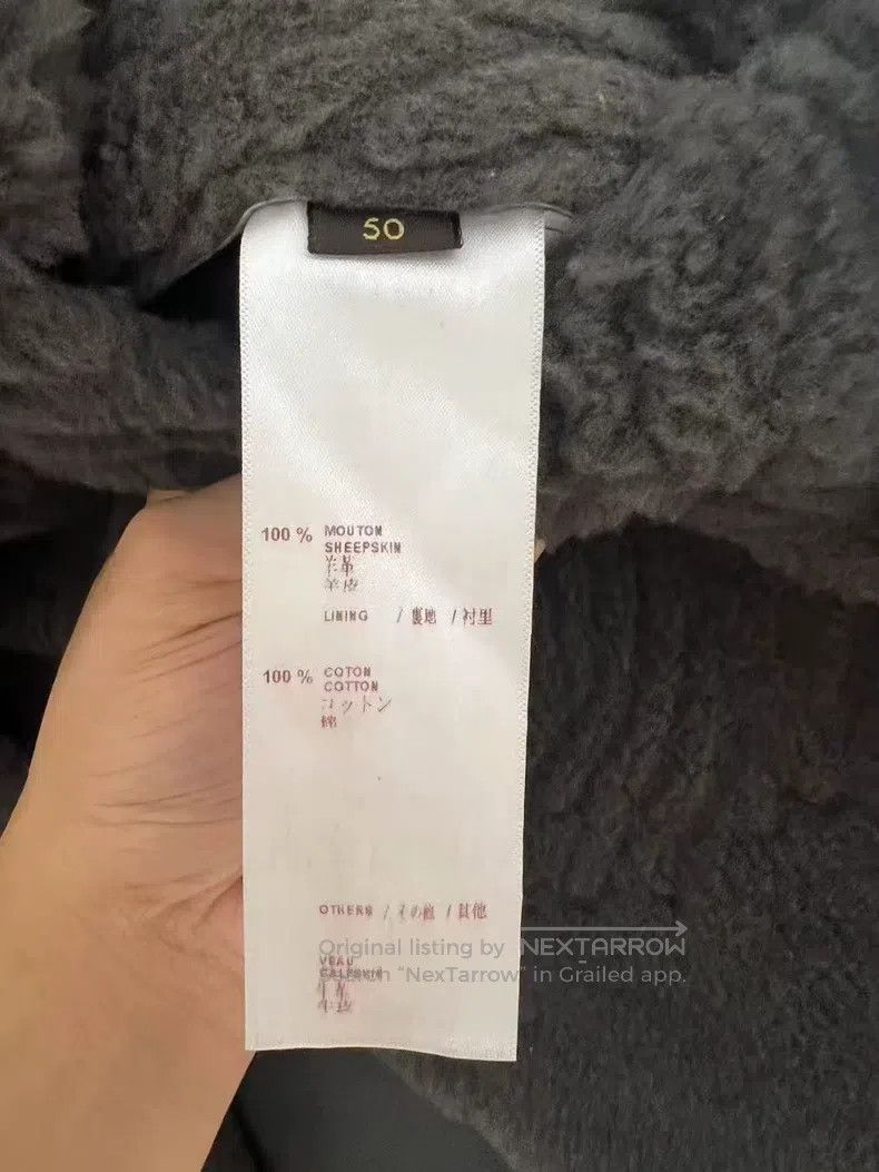 Louis Vuitton Louis Vuitton Dark grey lambskin one-piece coat Size US M / EU 48-50 / 2 - 4 Thumbnail