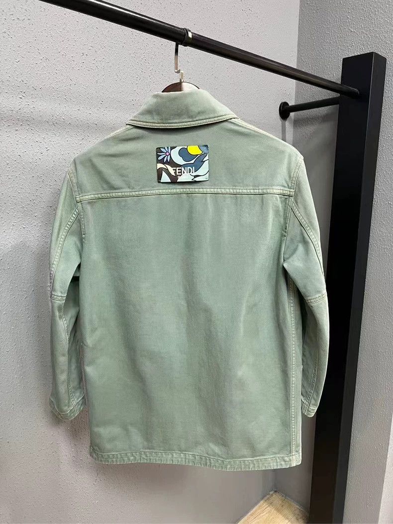 Fendi Fendi Denim Jacket with Pockets Size US S / EU 44-46 / 1 - 2 Thumbnail