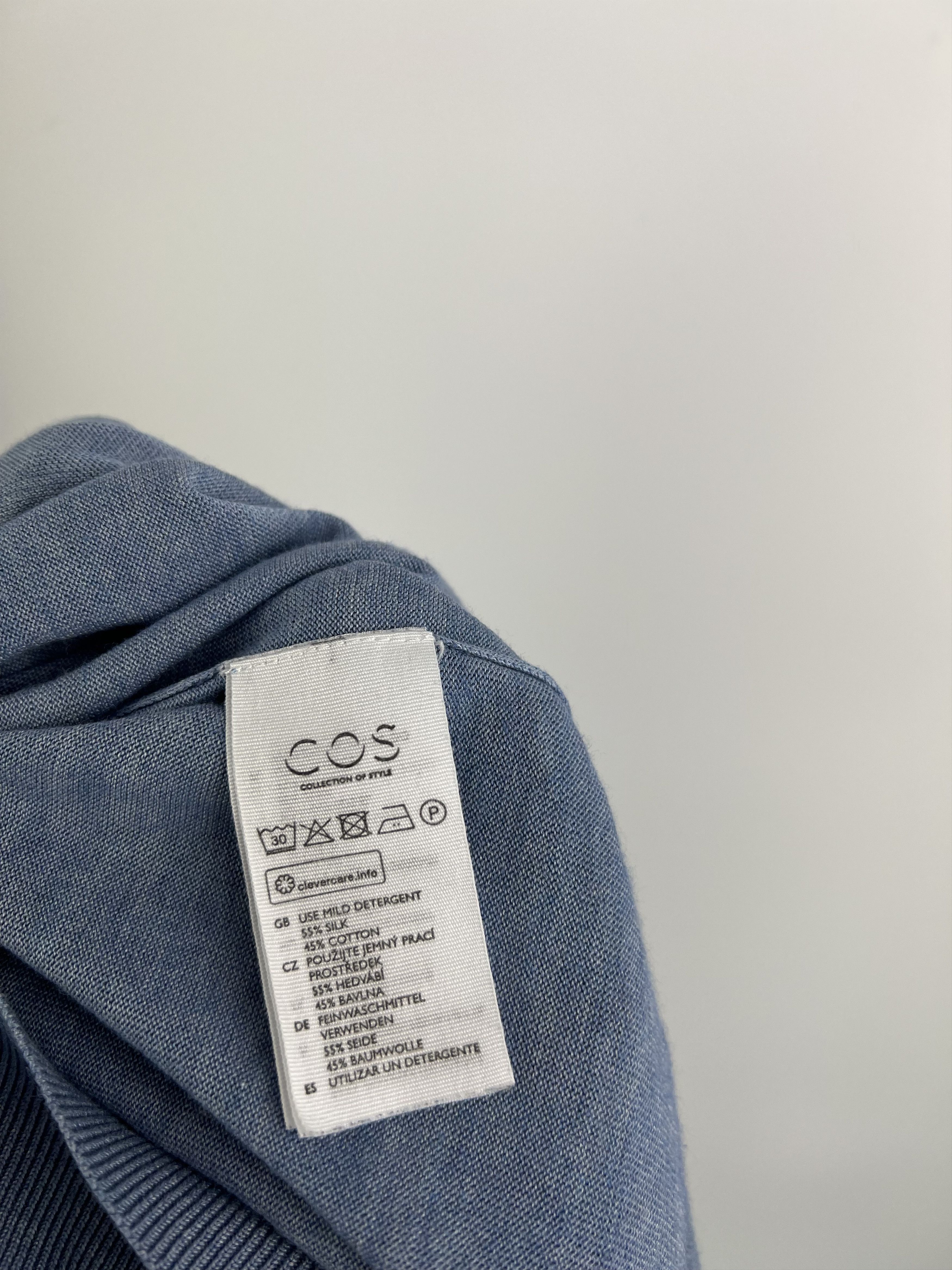 Cos COS Men's Silk Cotton Pullover Sweater Size S Size US S / EU 44-46 / 1 - 5 Thumbnail