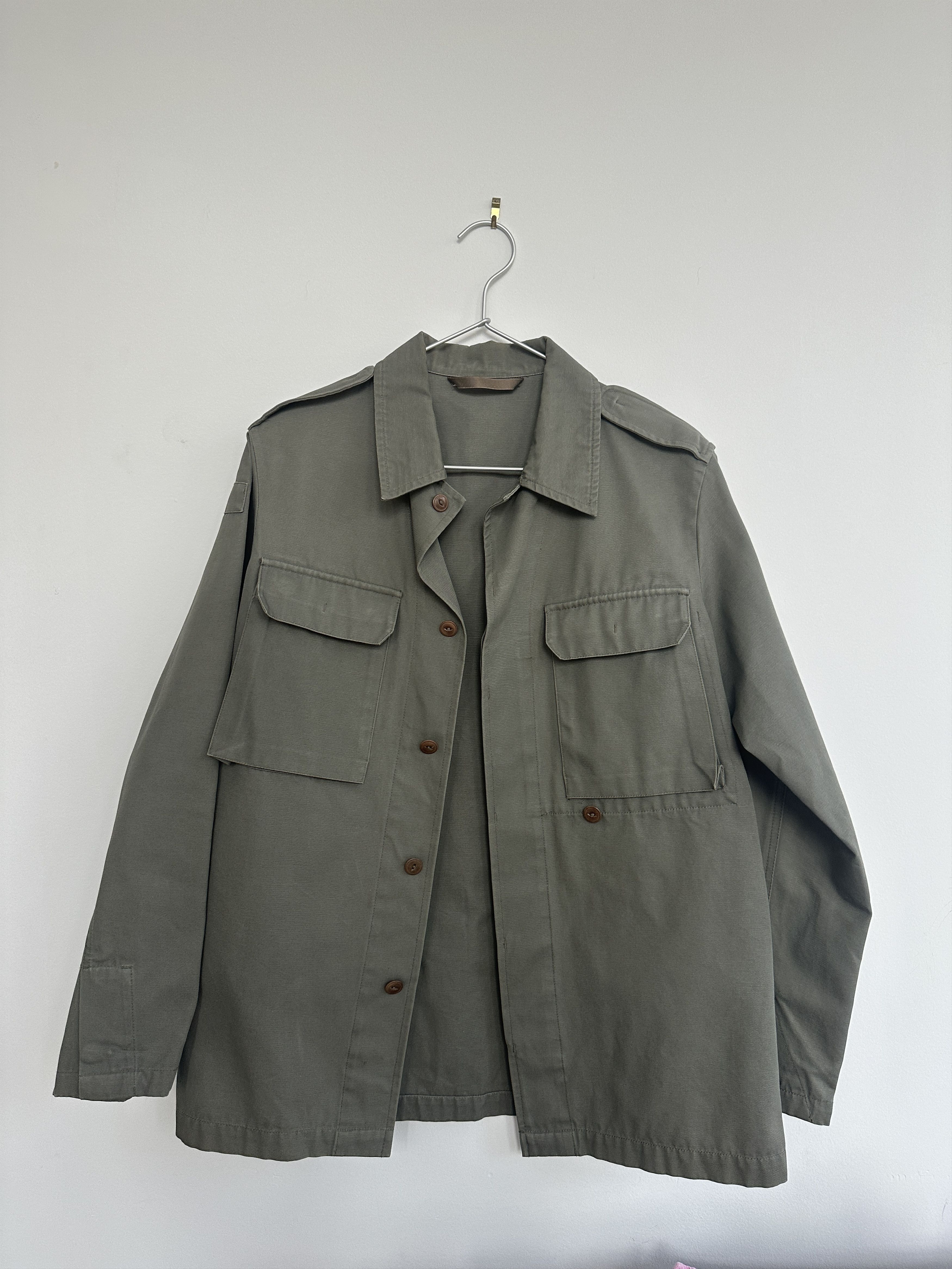 A.P.C. APC Grey/Green Cotton Jacket sz Small Size US S / EU 44-46 / 1 - 1 Thumbnail