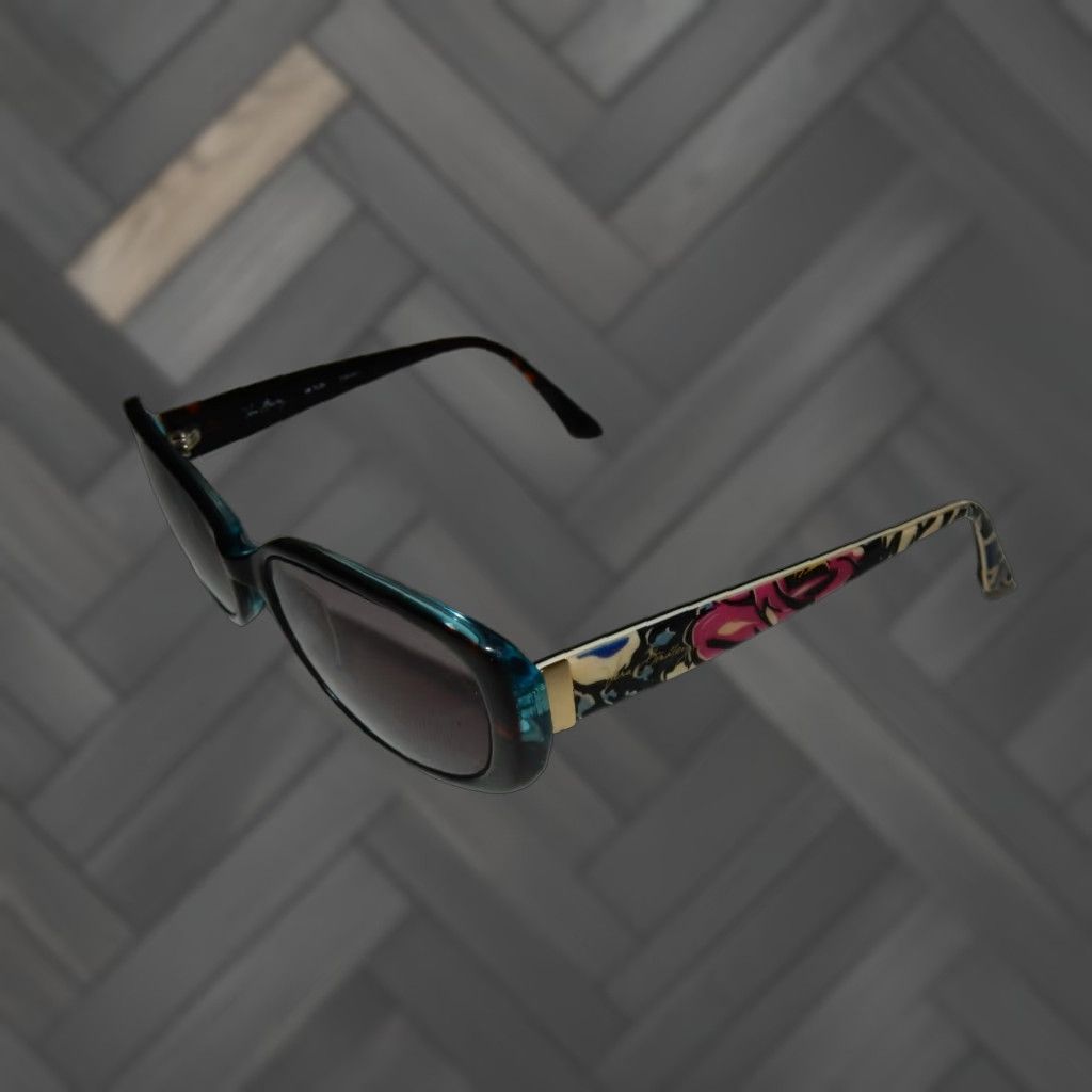 Vera Bradley Vera Bradley Sunglasses Frames Only Brown Women's 54mm 18-135 African Violet Willow Size ONE SIZE - 1 Thumbnail