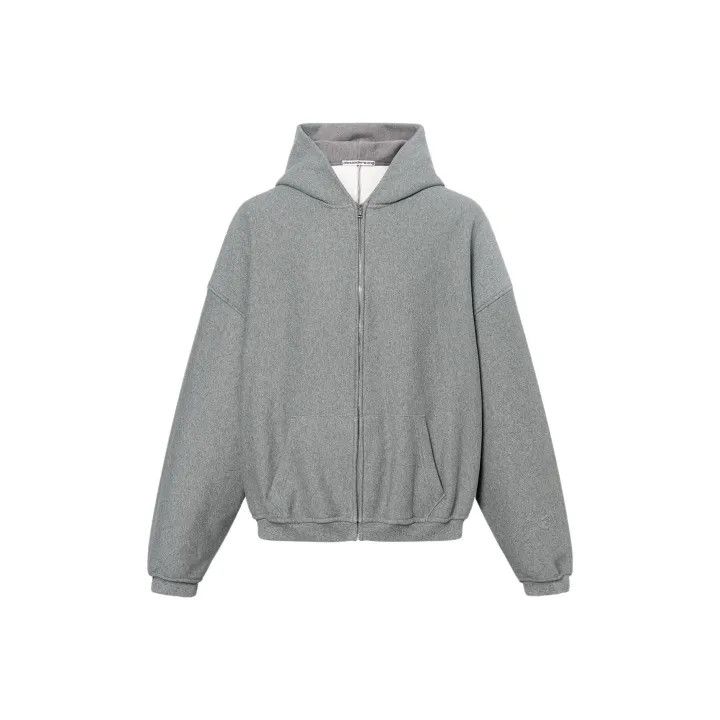 Alexander Wang Alexander Wang Gray Star Logo Hoodie 0079 Size S / US 4 / IT 40 - 1 Thumbnail