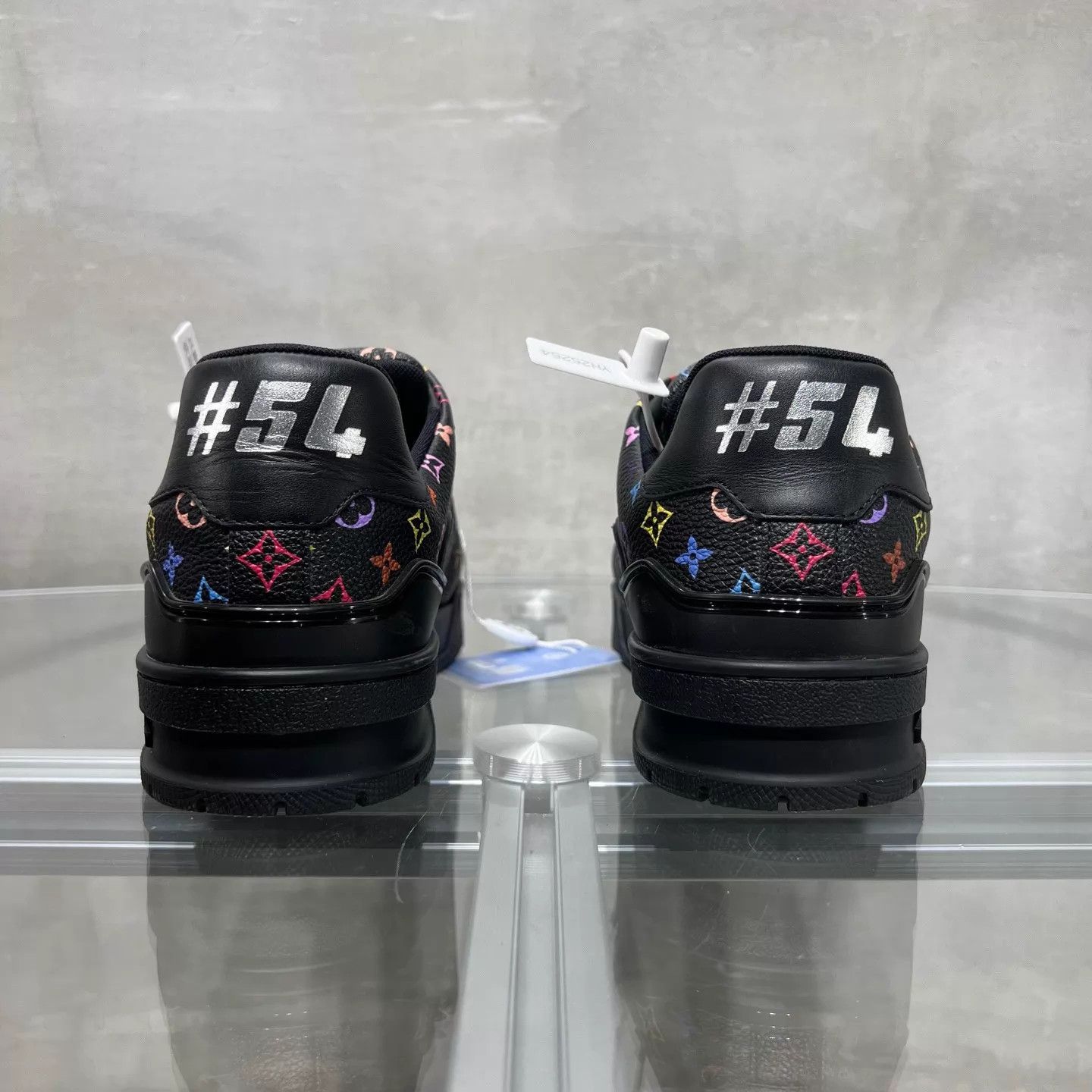 Louis Vuitton LV Trainer Takashi Murakami Black UK4/38 Size US 7.5 / IT 37.5 - 6 Thumbnail
