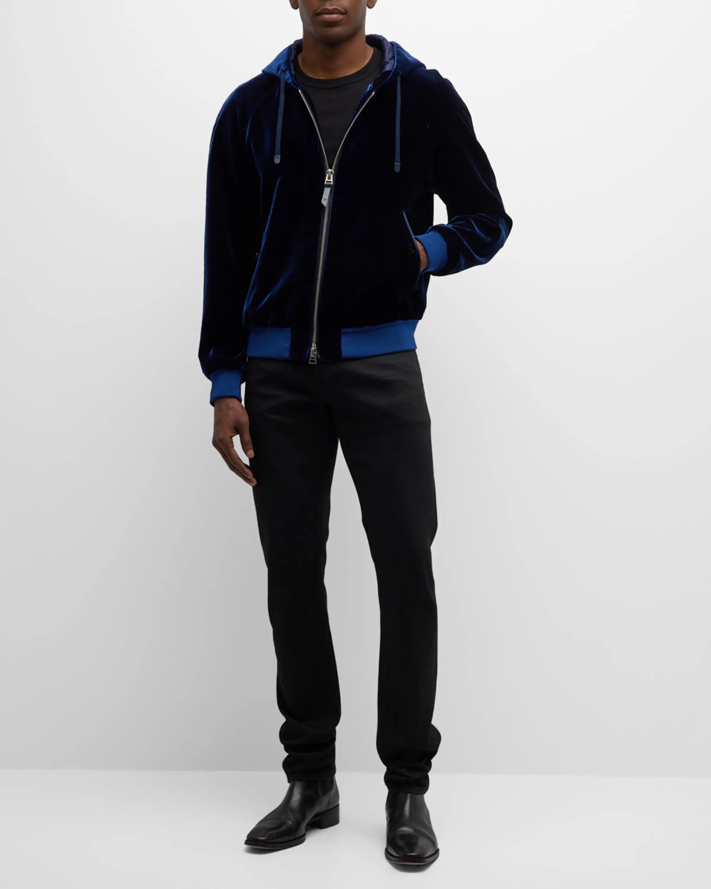 Tom Ford Best Dressed $4,300 w/Tax Highest End Velvet Hoodie Size US L / EU 52-54 / 3 - 6 Thumbnail