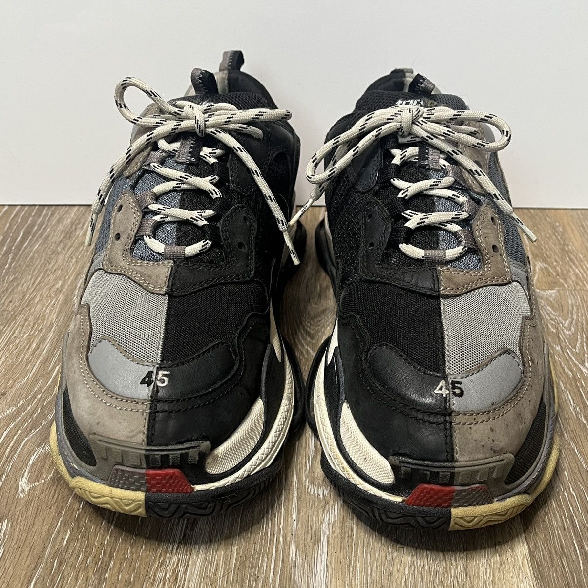 Balenciaga rare split balenciaga triple s Size US 12 / EU 45 - 4 Thumbnail