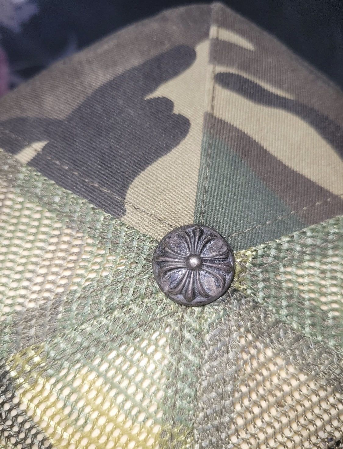 Chrome Hearts OG Rare Vintage Chrome Heart camo Trucker Size ONE SIZE - 2 Thumbnail