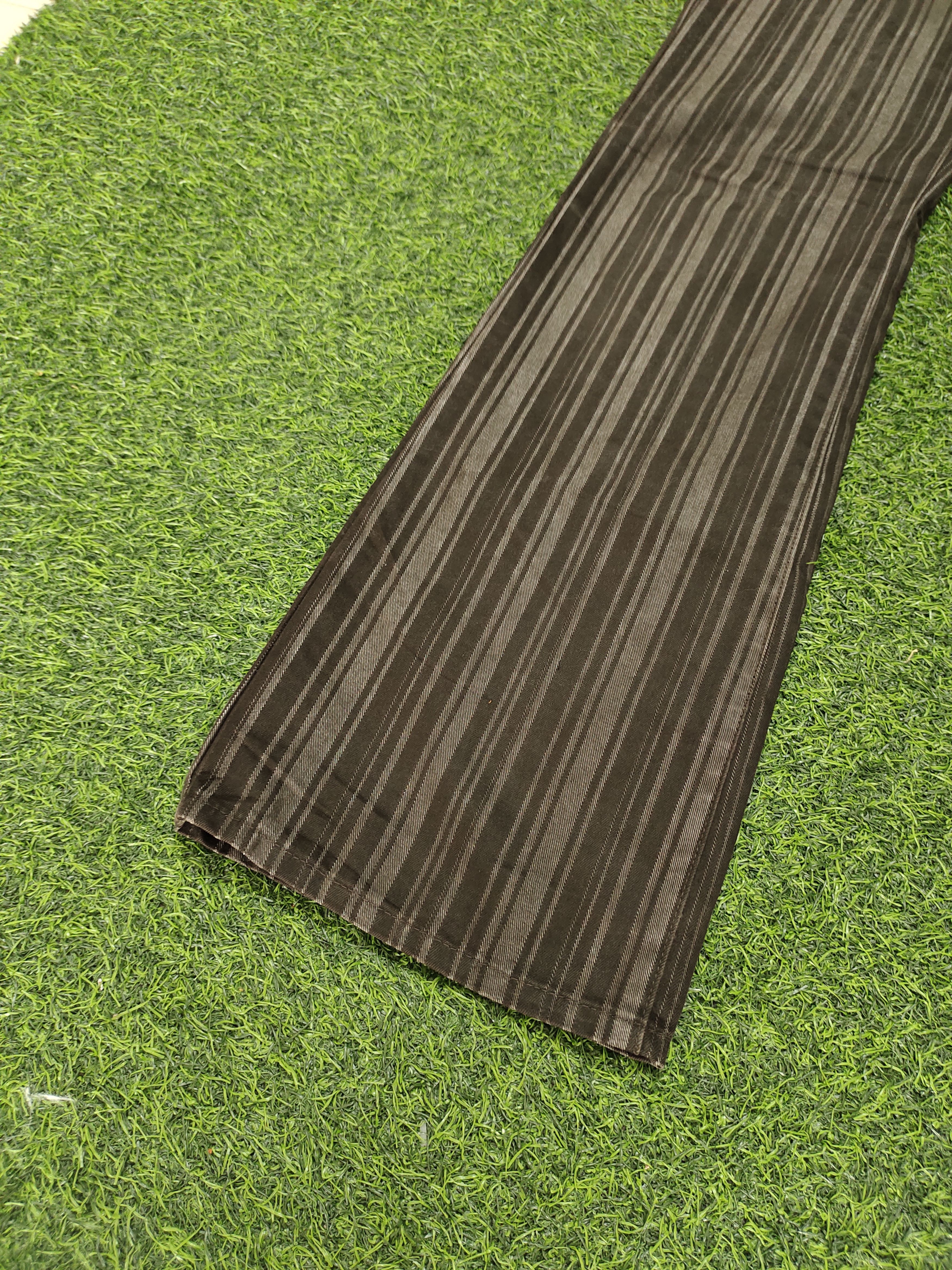 semanticdesign Flare Pants Semantic Design Japan Striped Denim Bootcut Lgb Size US 30 / EU 46 - 9 Thumbnail