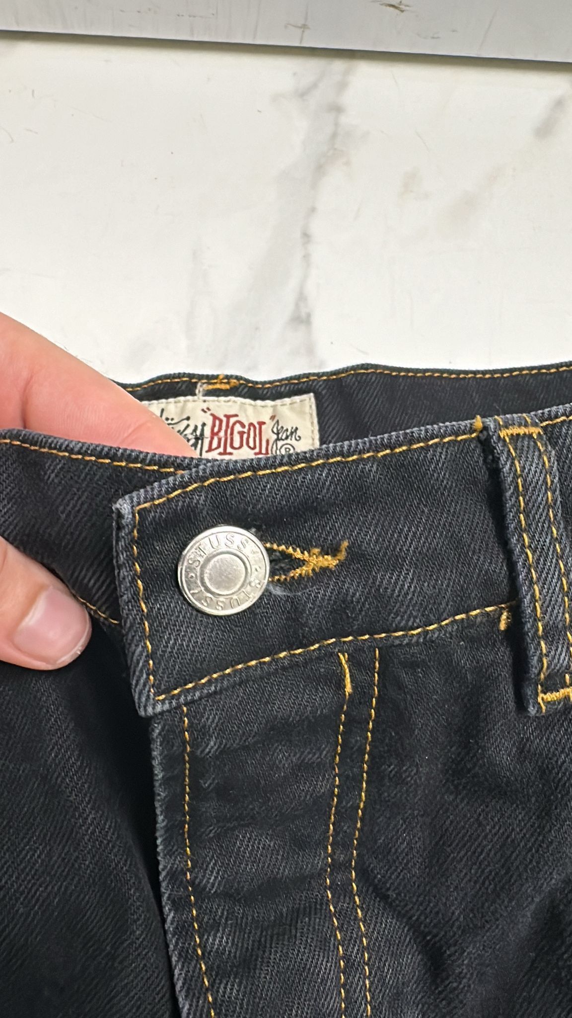Stussy Stussy Big Ol Jean Size 28 Washed Black Size US 28 / EU 44 - 3 Thumbnail