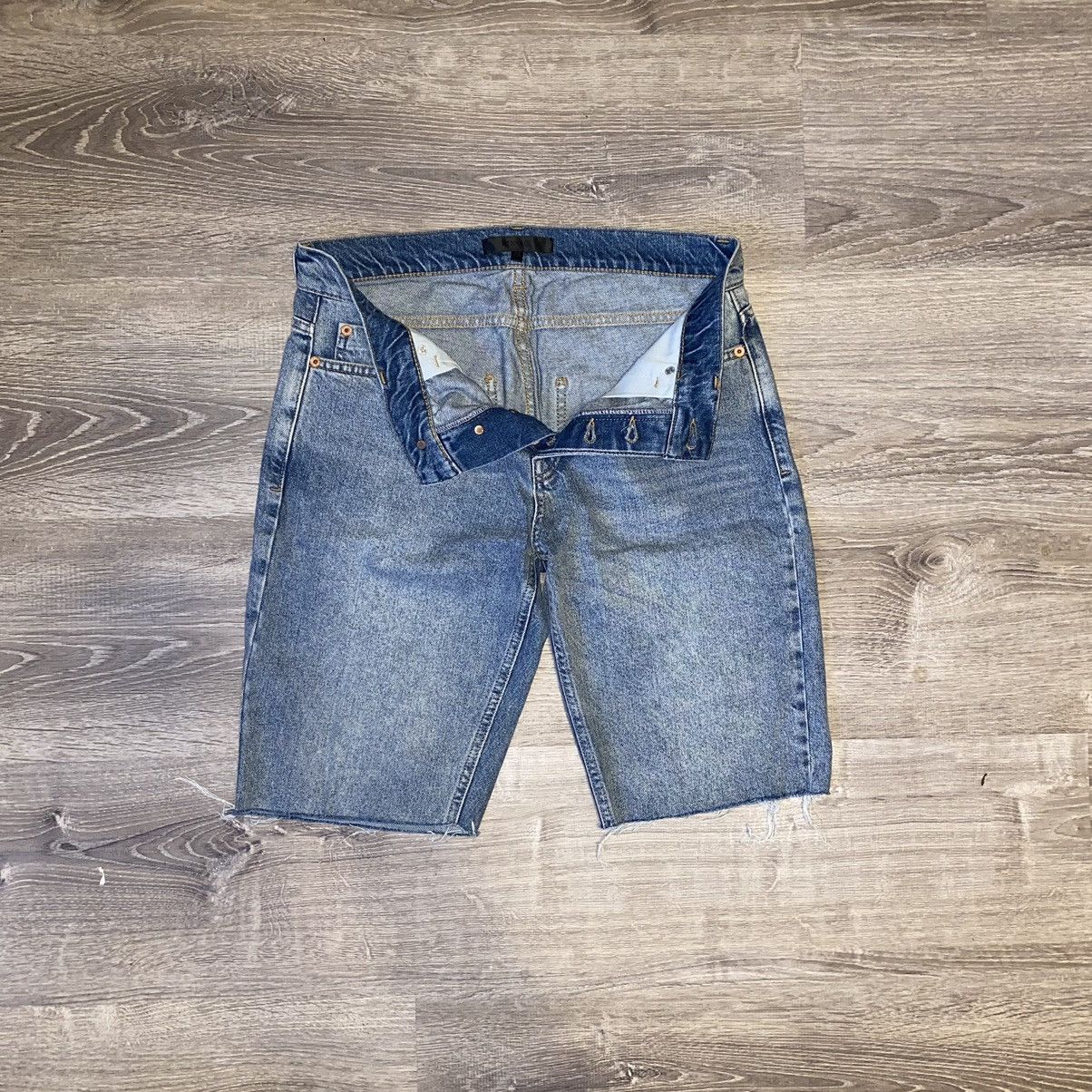 Asos ASOS Denim Shorts In Vintage Blue Size US 30 / EU 46 - 2 Thumbnail
