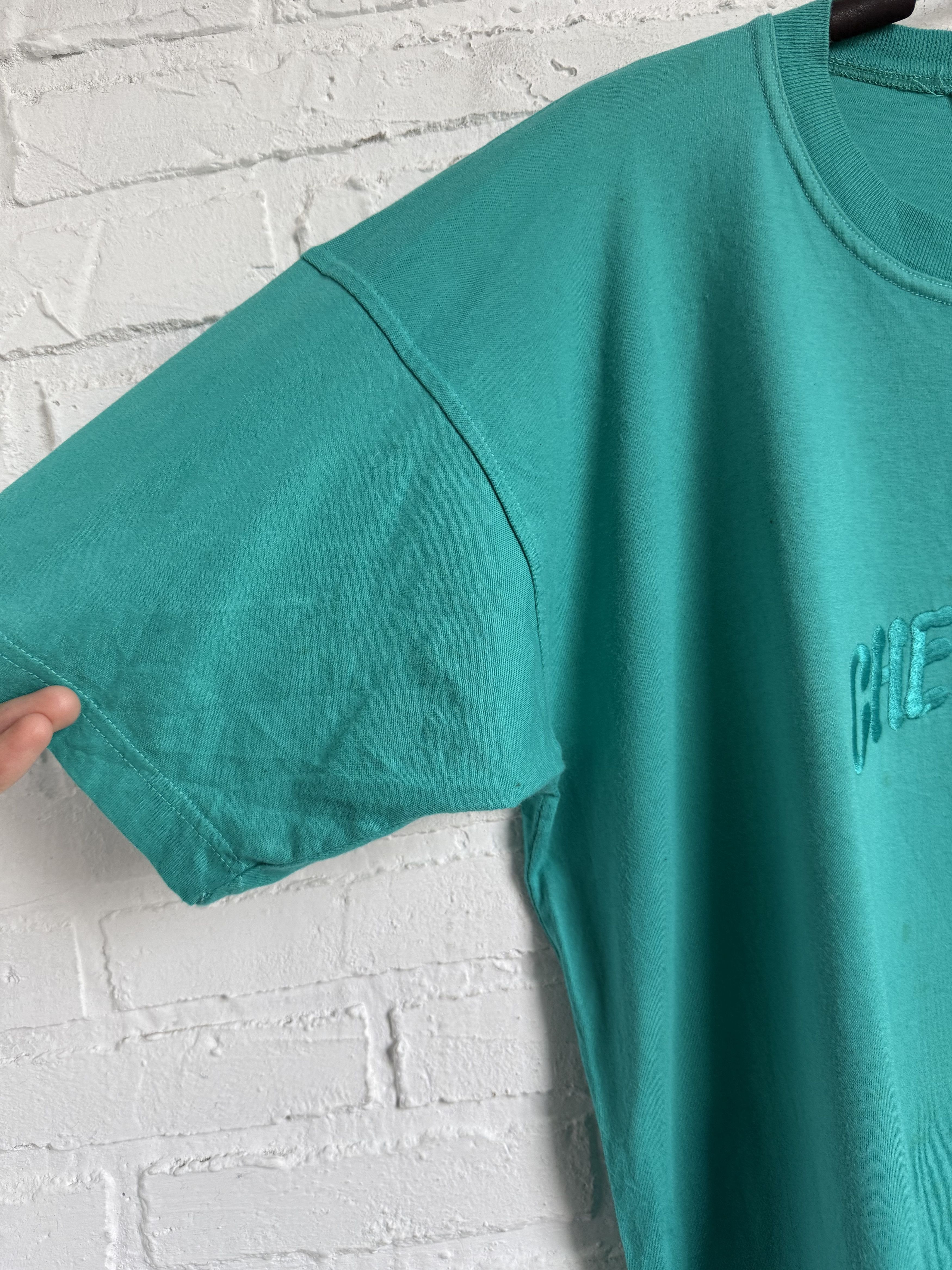 Chevignon Vintage 70s 80s Chevignon embroidered logo t-shirt Size US XL / EU 56 / 4 - 4 Thumbnail