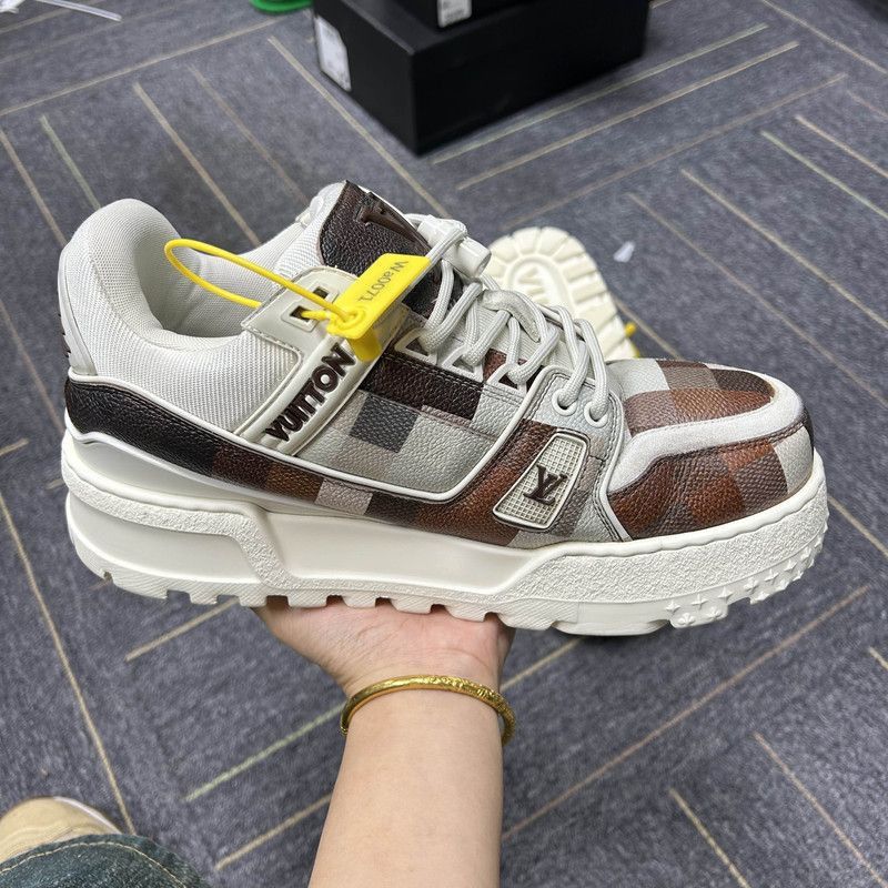 Louis Vuitton Louis Vuitton Trainer Maxi Low Top Sneakers -2508 Size US 7.5 / EU 40-41 - 7 Thumbnail