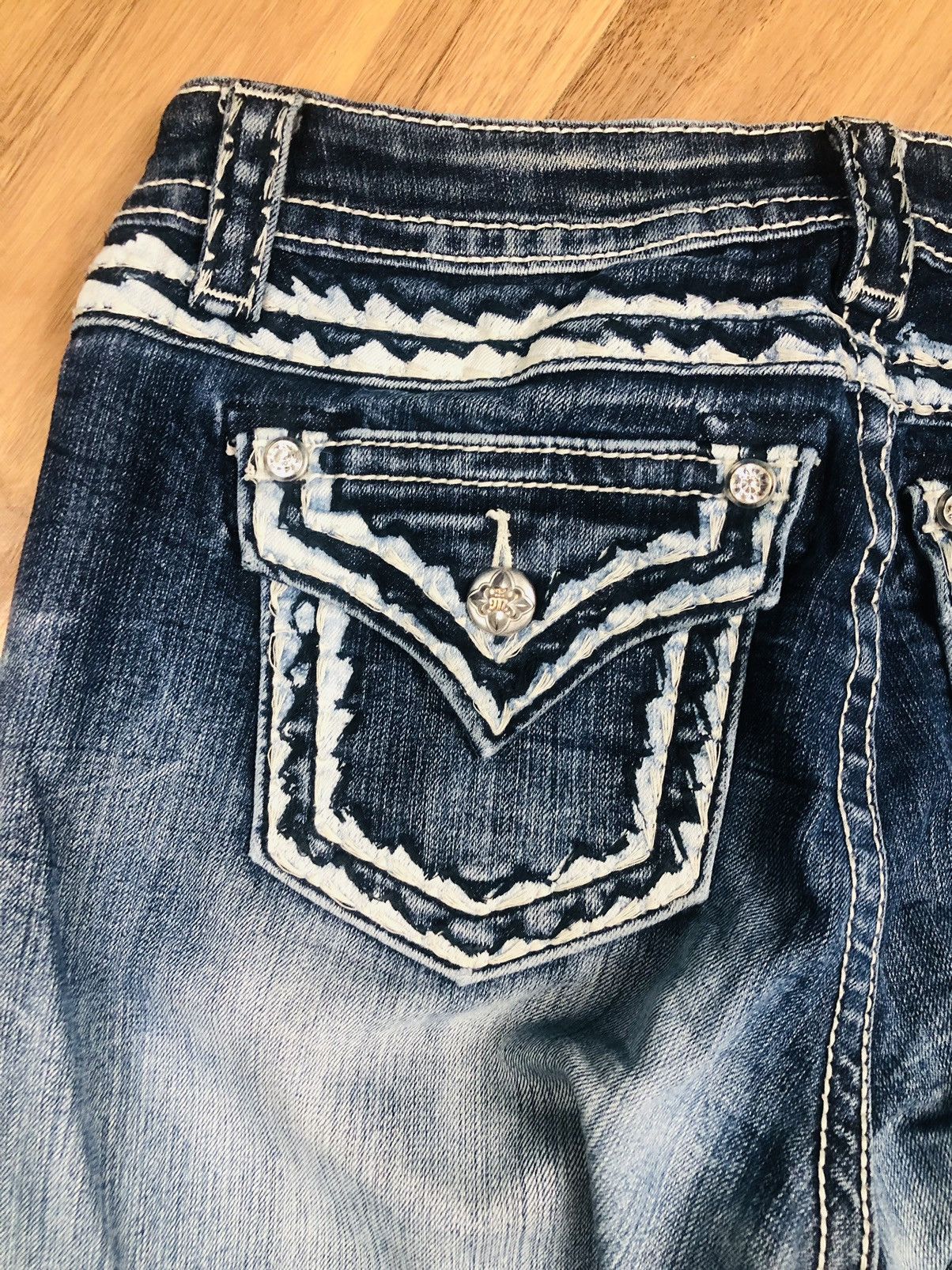 Miss Me MissMe Usa designer Jeans (37) Size 27" / US 4 / IT 40 - 18 Thumbnail