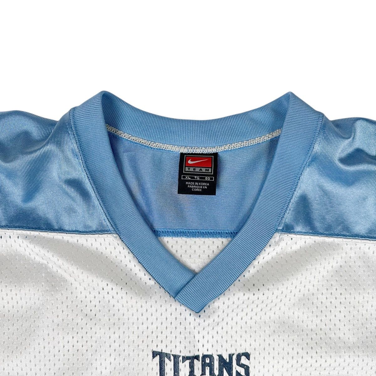 Nike VTG Nike Team Eddie George Tennessee Titans #27 Jersey NFL Size US XL / EU 56 / 4 - 7 Thumbnail