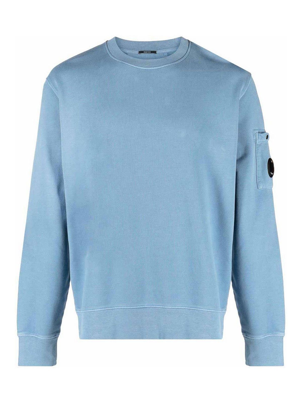 C.P. Company o1y1224 Crewneck Sweater in Light Blue Size US S / EU 44-46 / 1 - 1 Thumbnail