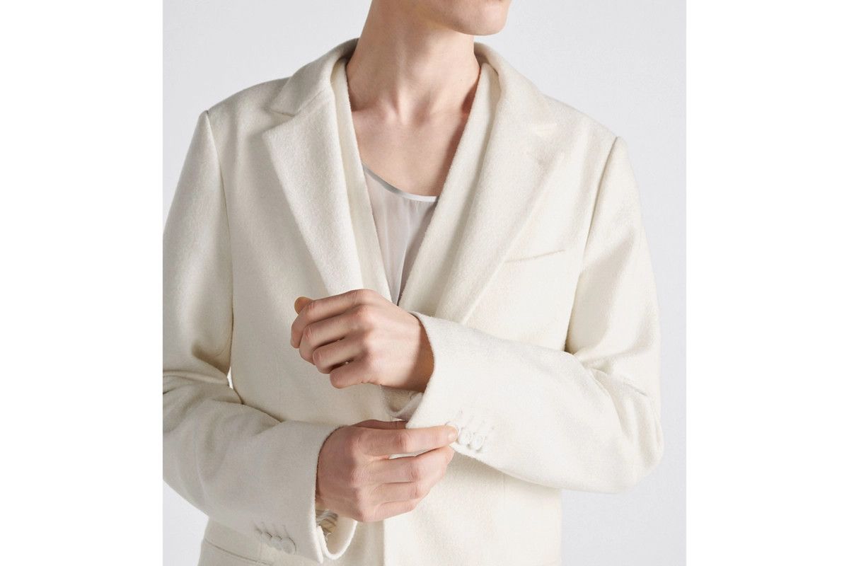 Dior o1w1db11024 Jacket With Folded Interior Vest in Ecru Size US XL / EU 56 / 4 - 7 Thumbnail