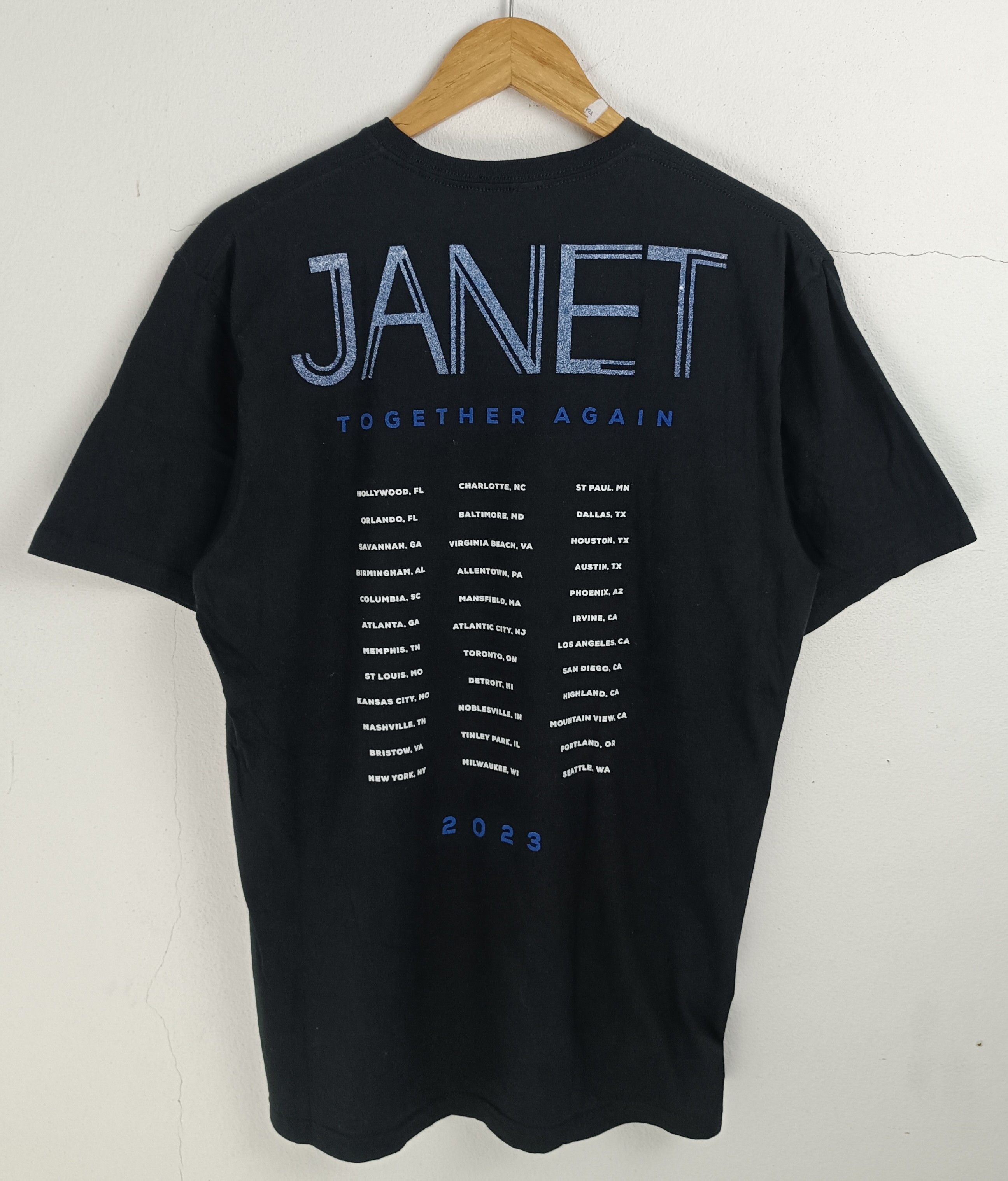 Rap Tees VINTAGE JANET JACKSON TOUR TEE mc5 timberlake nsync Size US L / EU 52-54 / 3 - 4 Thumbnail