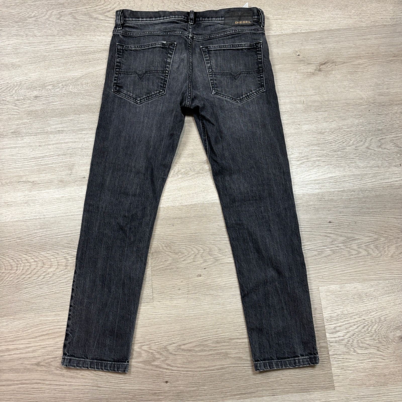 Diesel Diesel D-Luster Slim Jeans Men's 31x27 Slim Stretch Black Size US 31 - 3 Thumbnail
