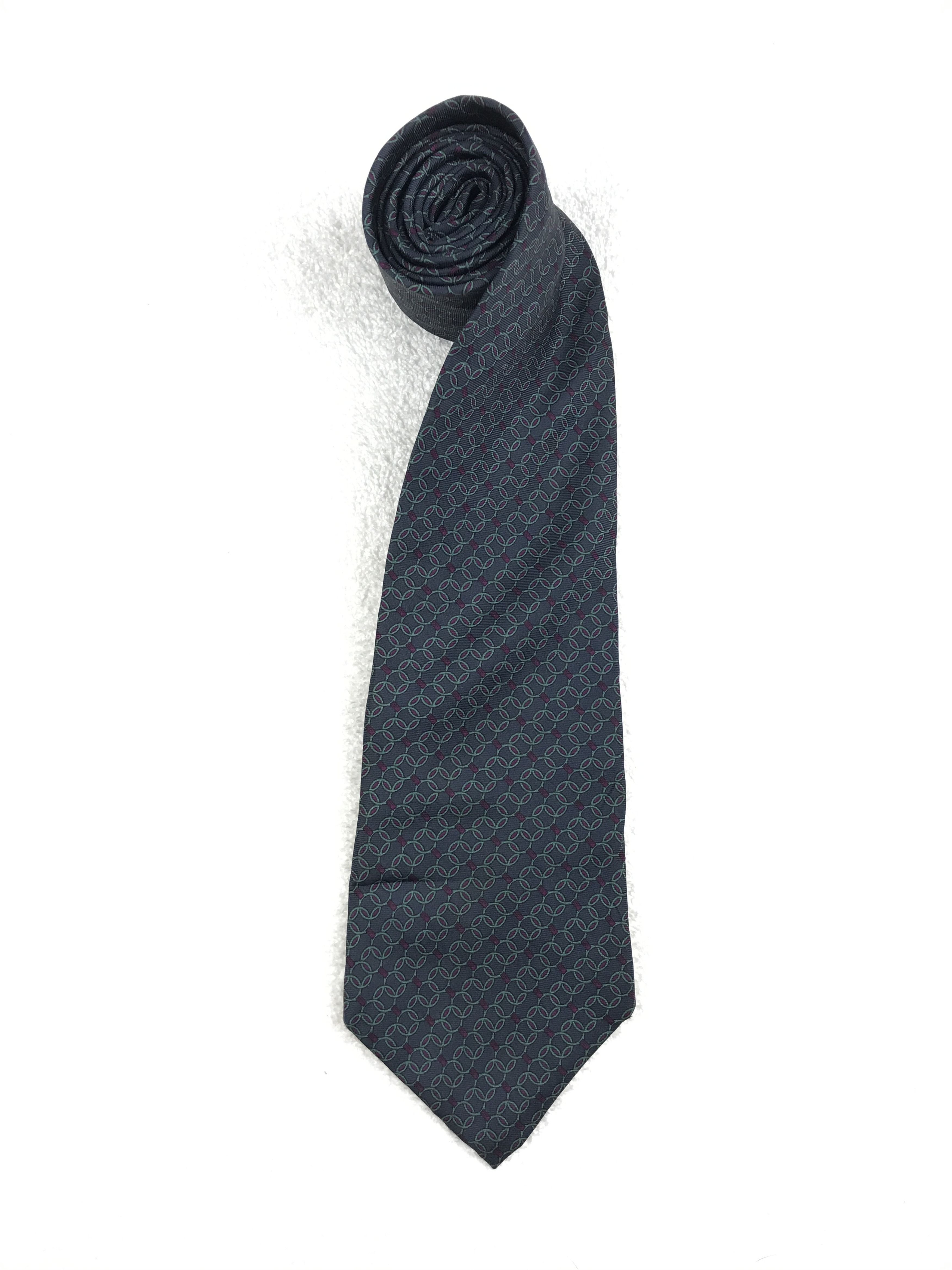 Designer × Vintage Vintage Bert Pulizter Silk Necktie Size ONE SIZE - 2 Thumbnail