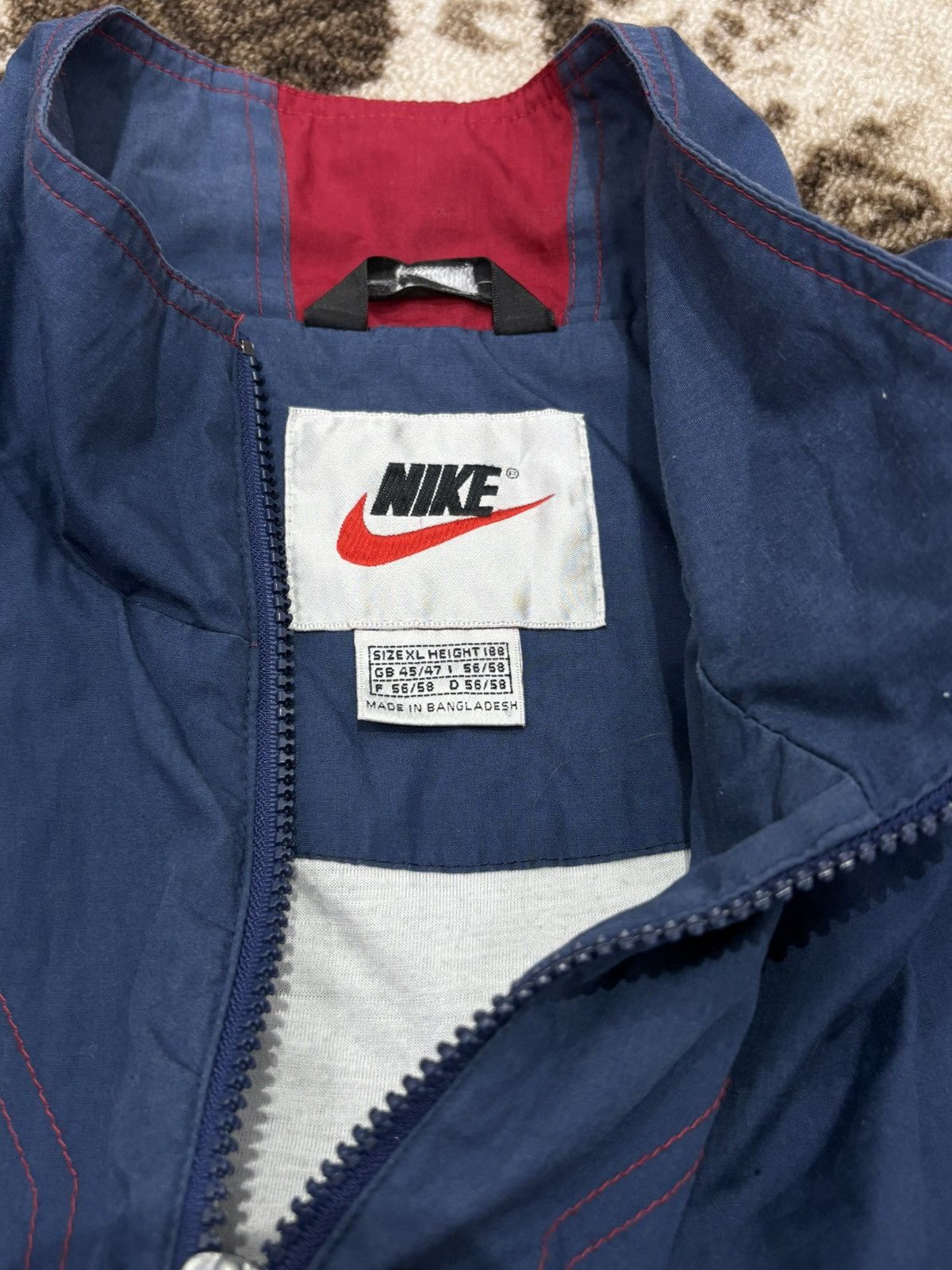 Nike 90s Nike Athletic Vintage Big Logo Oversized Retro Jacket Size US XL / EU 56 / 4 - 7 Thumbnail