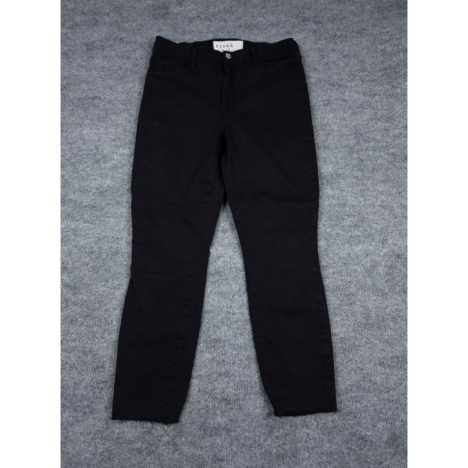 Frank & Eileen Frank & Eileen Sligo Jeans Pants Women's 30 Black Cotton Stretch Denim 5-Pocket Regular Skinny Jeans” Size 30" / US 8 / IT 44 - 2 Thumbnail