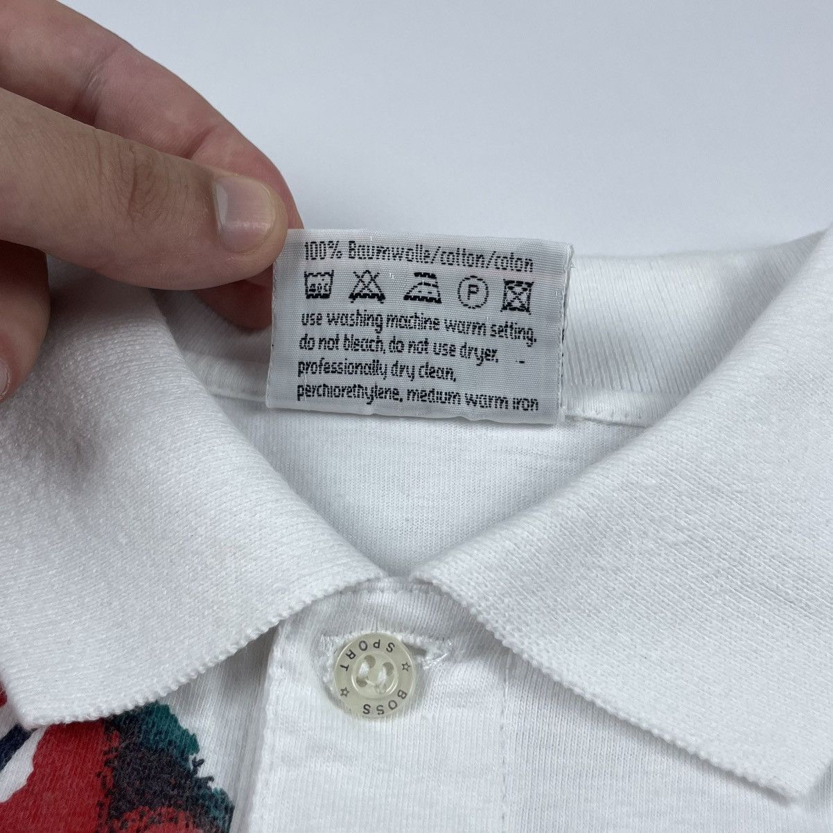 Hugo Boss × Vintage Vintage 90s Hugo Boss Sport Andre Agassi style Polo Size US XXL / EU 58 / 5 - 8 Thumbnail
