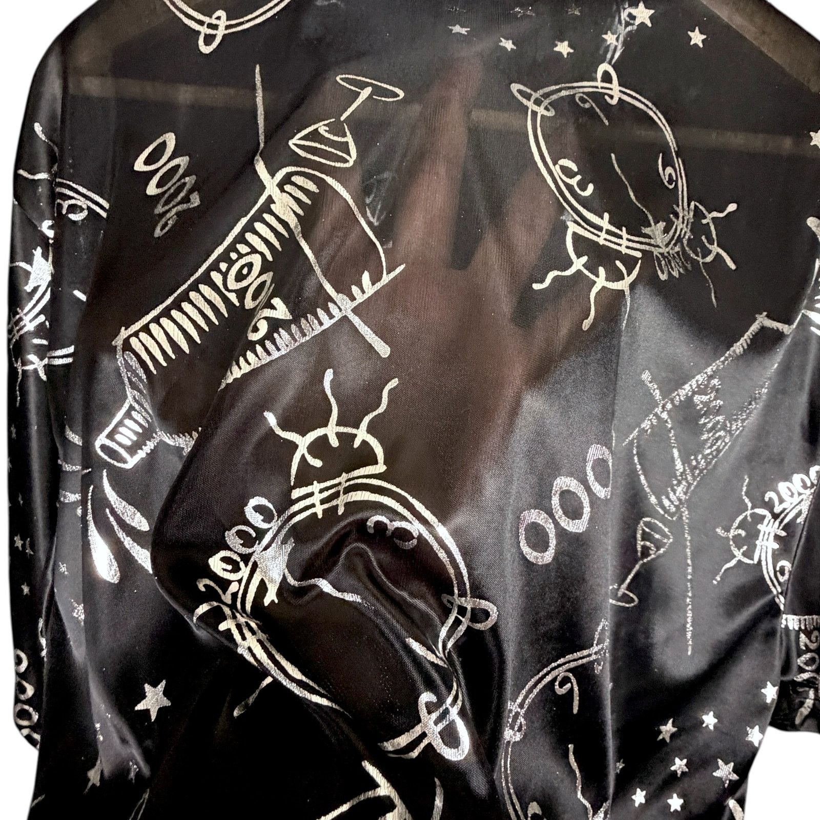 Other Vintage Y2K Club YMLA Y.M.L.A. New Year's 2000 Black Shirt Size US M / EU 48-50 / 2 - 8 Thumbnail