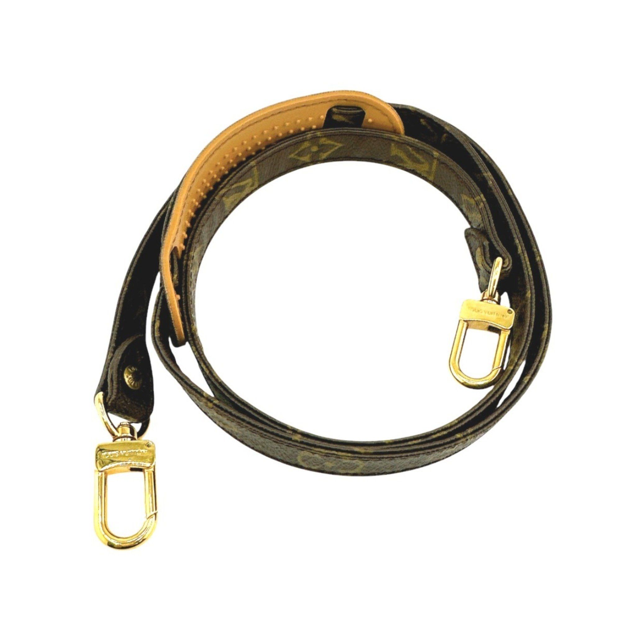 Louis Vuitton Louis Vuitton Shoulder Strap Monogram with Pad Canvas J75011 Brown Size ONE SIZE - 1 Thumbnail