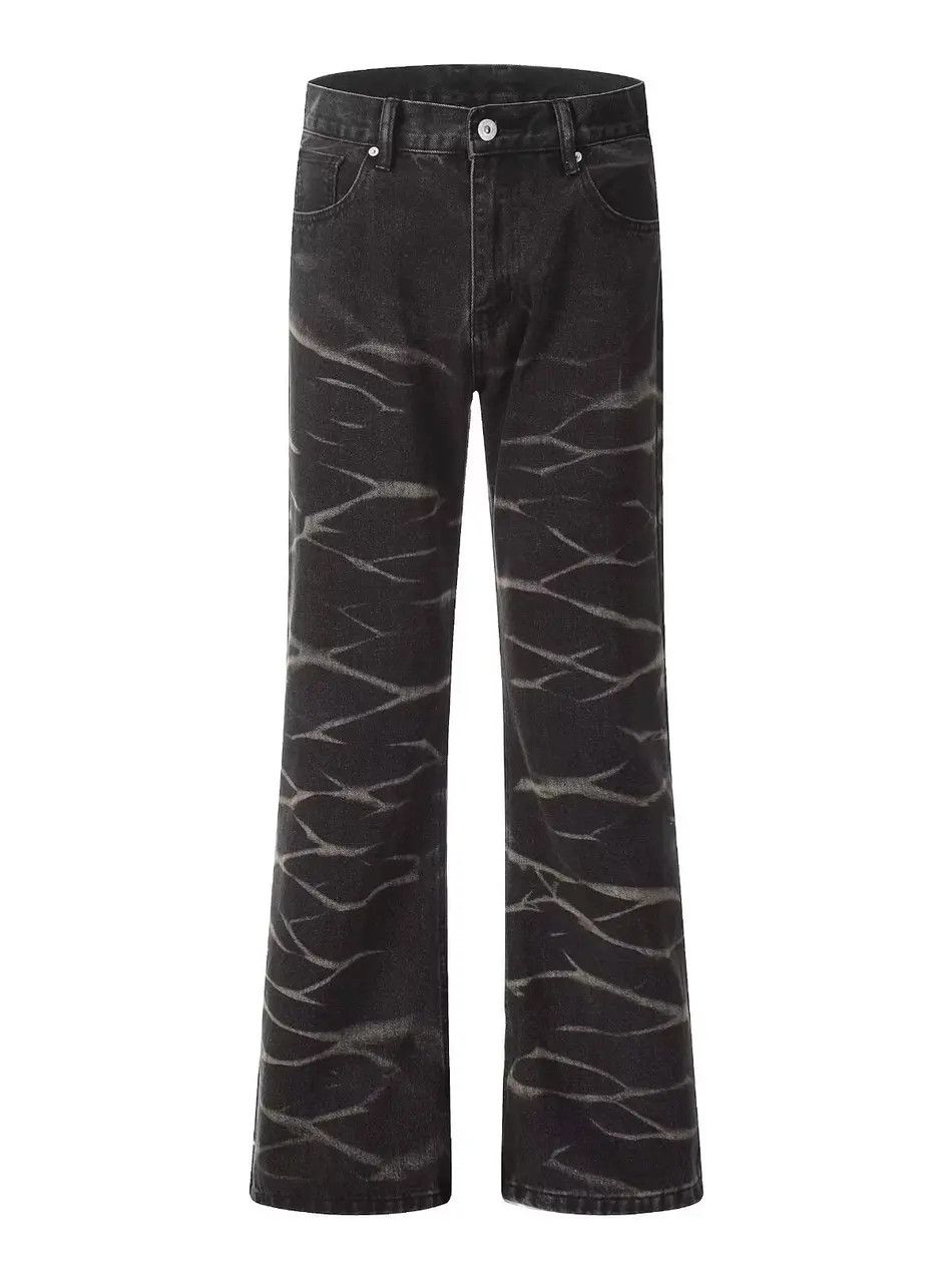 Japanese Brand × Jean Retro straight leg high street wavy jeans Size US 32 / EU 48 - 1 Thumbnail