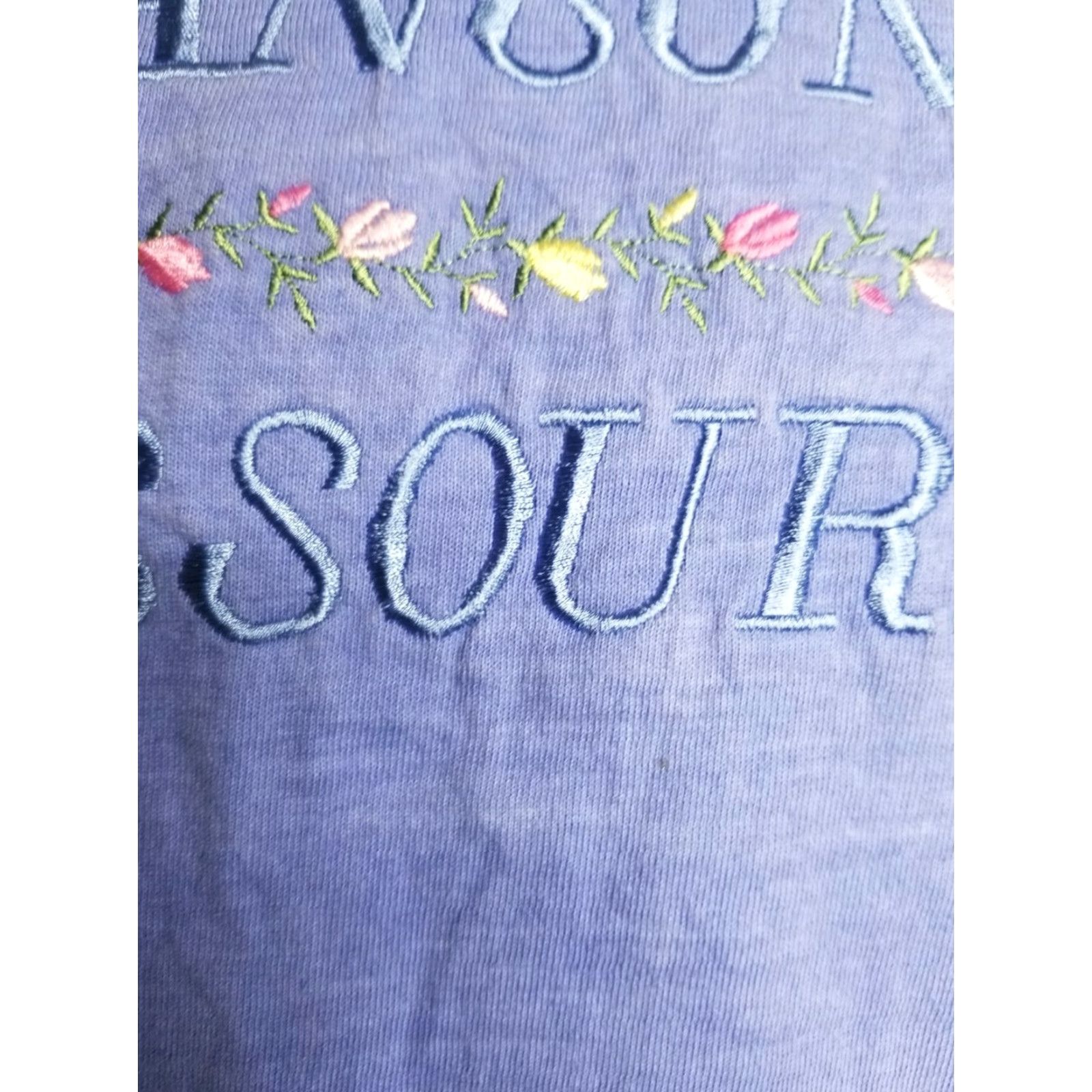 Vintage Vintage Oki Wear Branson Missouri T-Shirt Embroidered Souvenir Blue XL Mens Regular 100% Cotton 90s Floral Size US XL / EU 56 / 4 - 3 Thumbnail