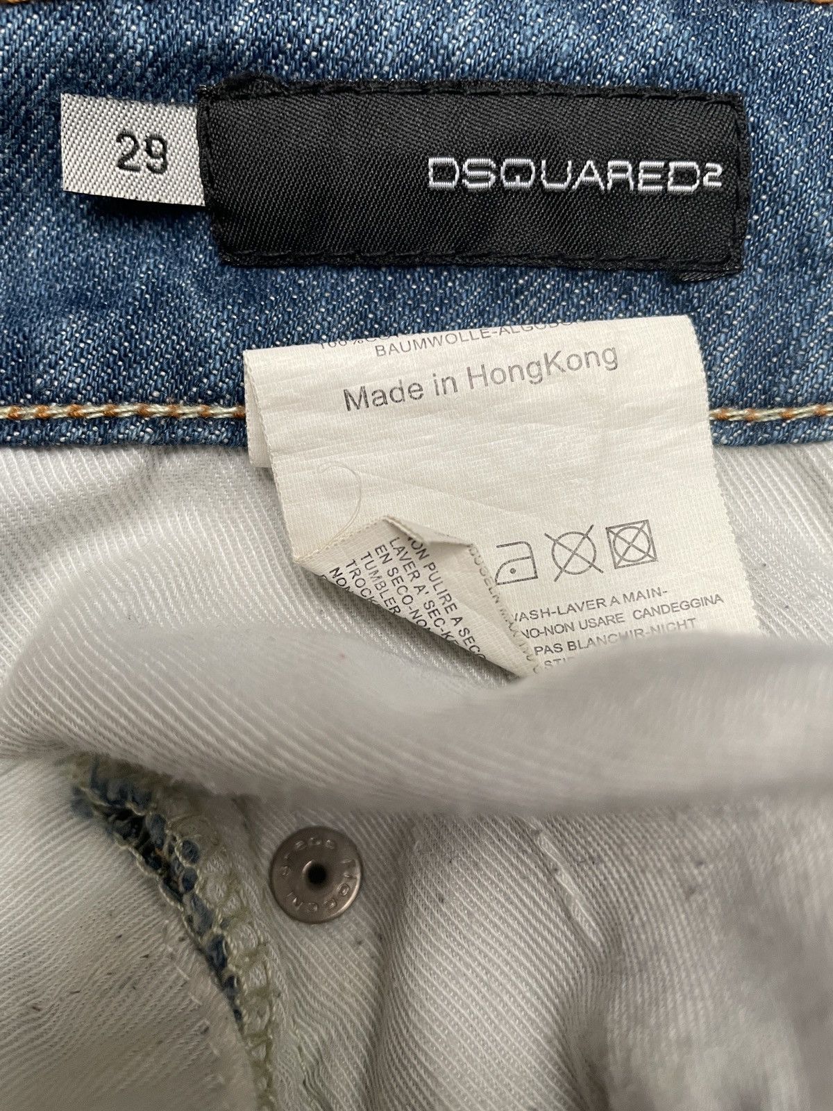 Dsquared2 × If Six Was Nine Rare Design Vintage Brand Daquared2 Flared Jeans 2000s Size US 29 - 9 Thumbnail