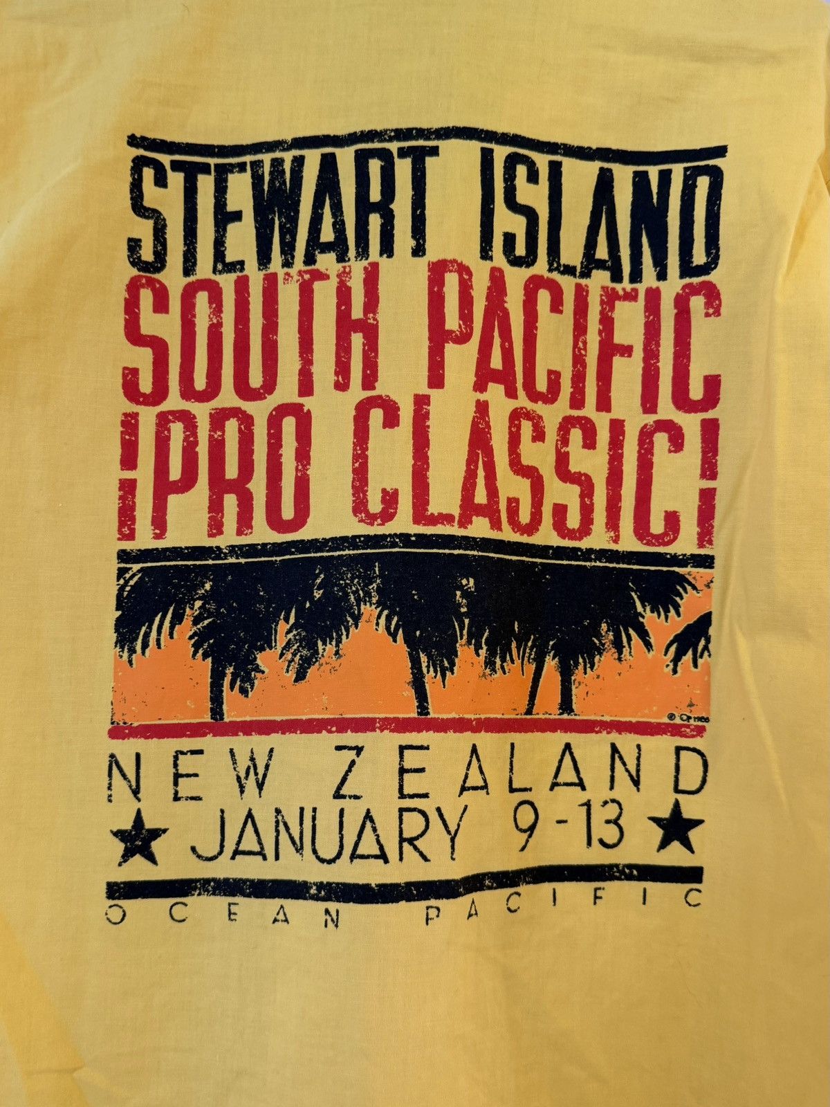 Ocean Pacific rare 1986 OP Pro surf competition shirt new zealand Size US L / EU 52-54 / 3 - 6 Thumbnail
