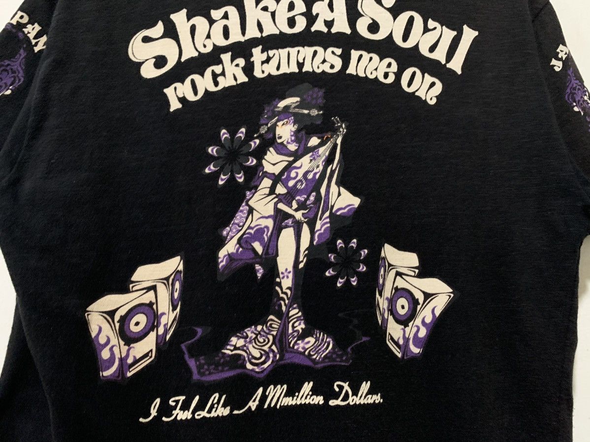 Japanese Brand 🔥KISSMARK🔥Sukajan Shake A SoulRock Tshirt Size US M / EU 48-50 / 2 - 8 Thumbnail