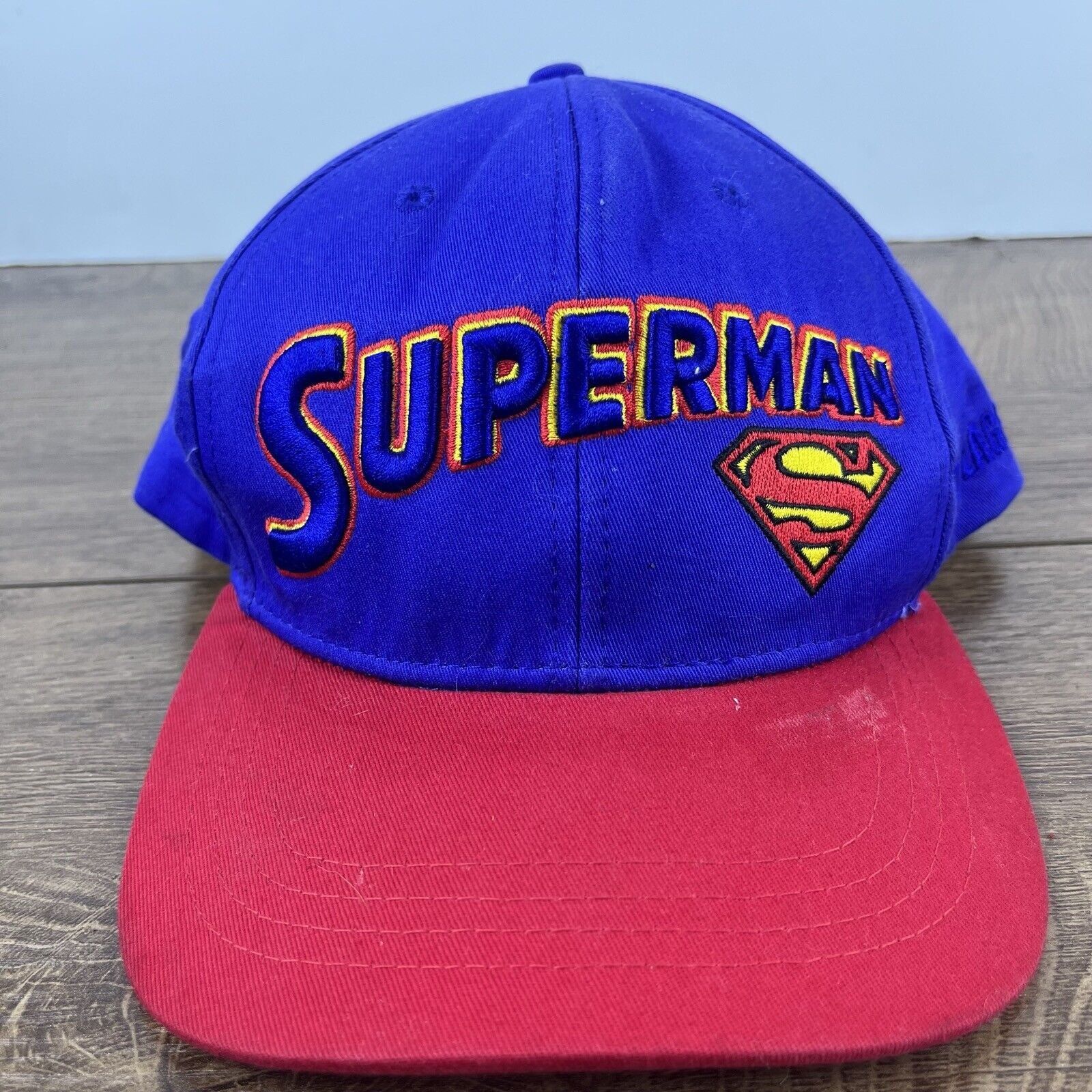Other Superman Hat Blue Cap Superman Hat Adjustable Hat Blue Adult Size ONE SIZE - 1 Thumbnail