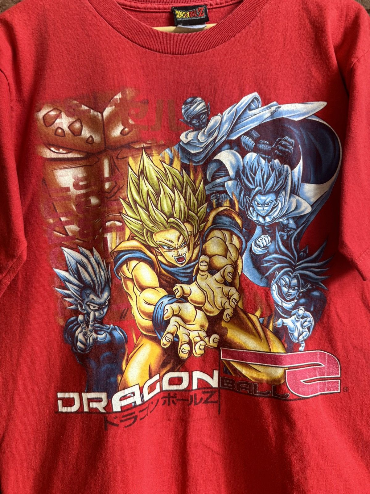 Anime × Vintage Rare Vintage 2001 Dragon Ball Z Manga Anime T-shirt Red M Size US M / EU 48-50 / 2 - 2 Thumbnail